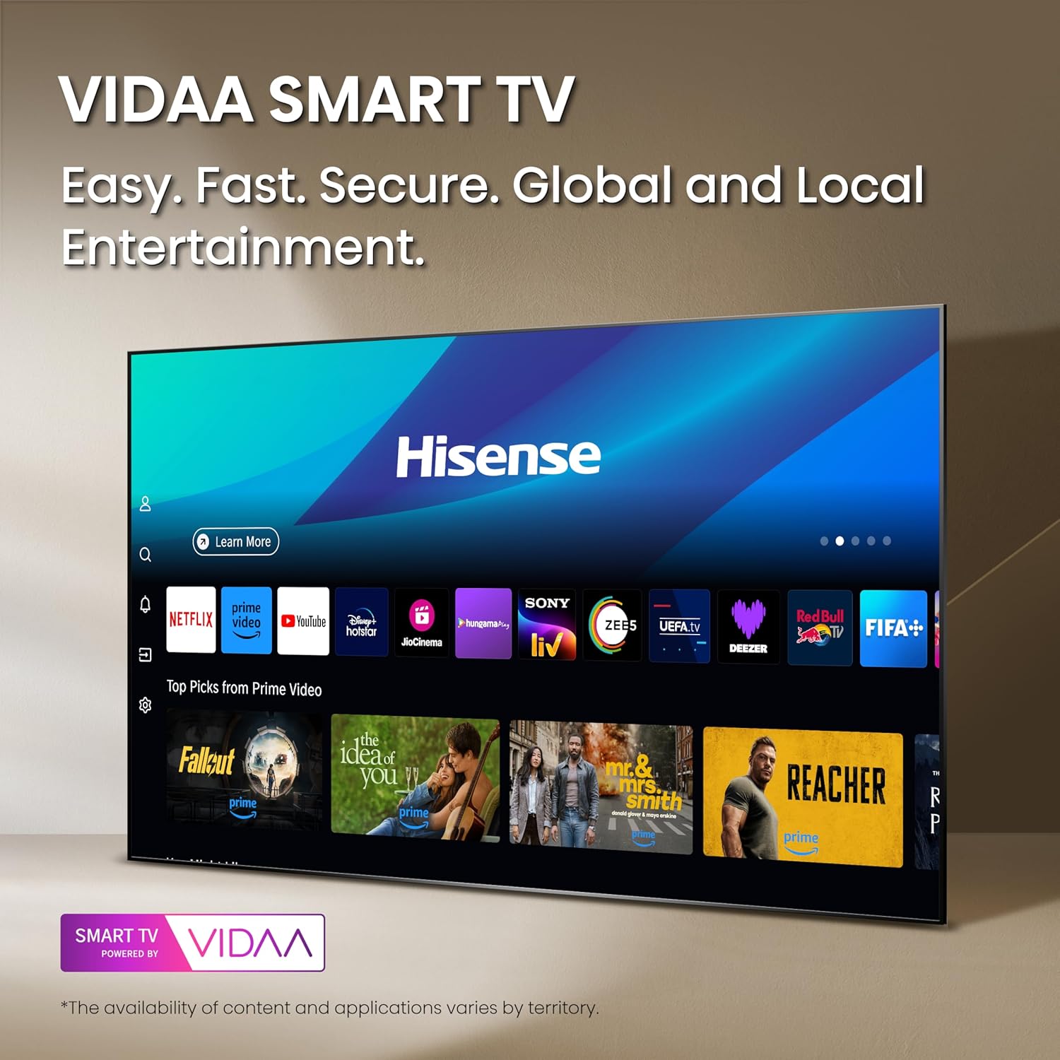 Hisense 215 cm (85 inches) E7Q Series 4K Ultra HD Smart QLED TV 85E7Q (Black)