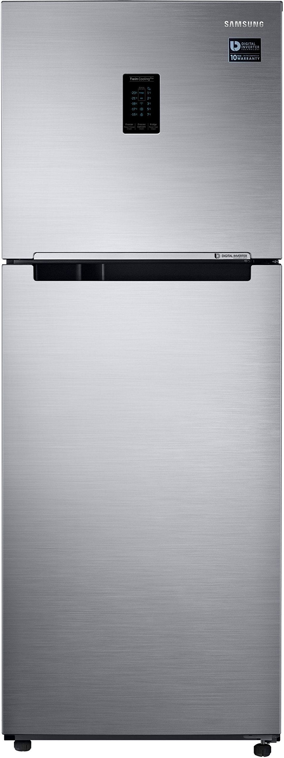 Samsung 330 L, 3 Star, Convertible 5-in-1, Digital Inverter, Frost Free Double Door, WiFi Enabled Bespoke AI Refrigerator (RT34DG5A4DBXHL, Luxe Black)