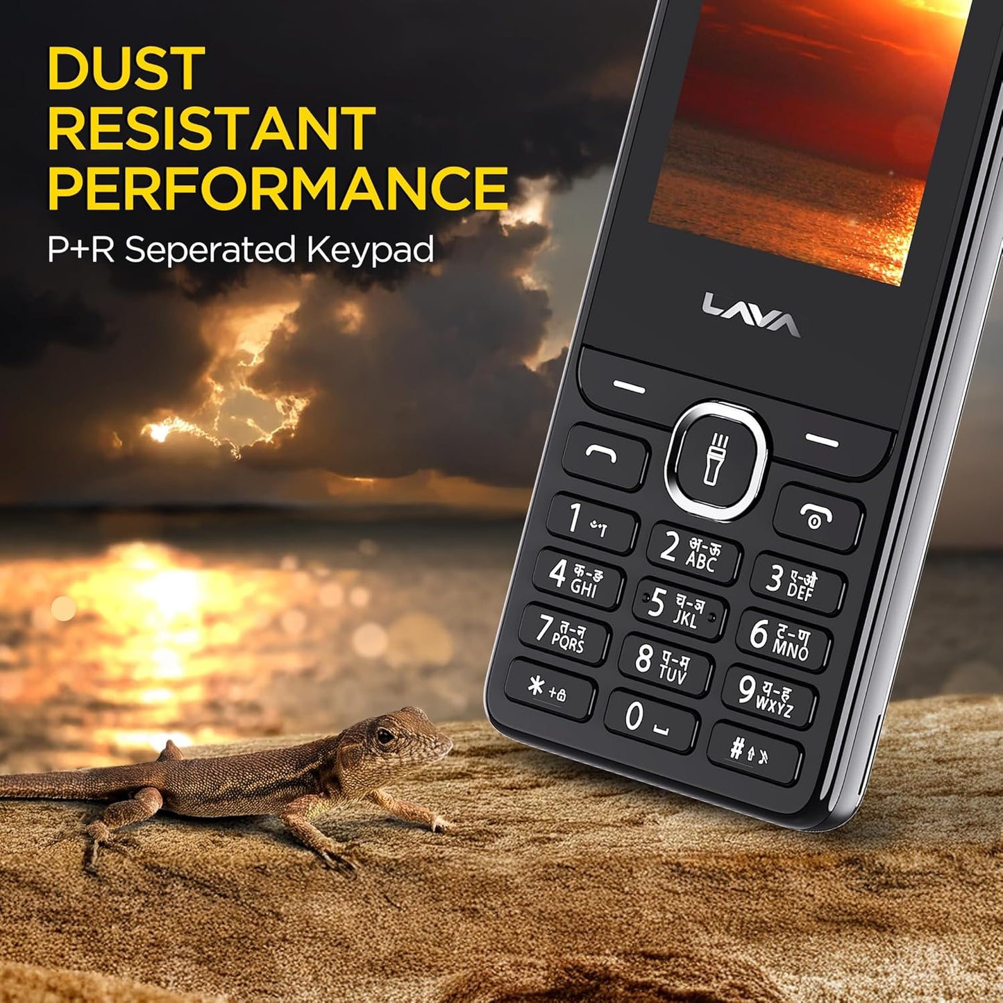 Lava A2 Smart (2025) Dual SIM Keypad Mobile with 2.4'' Big Display | UPI Support, 1200mAh Battery | BT Feature | Camera | Auto Call Recording | and 9 Regional Languages - Black