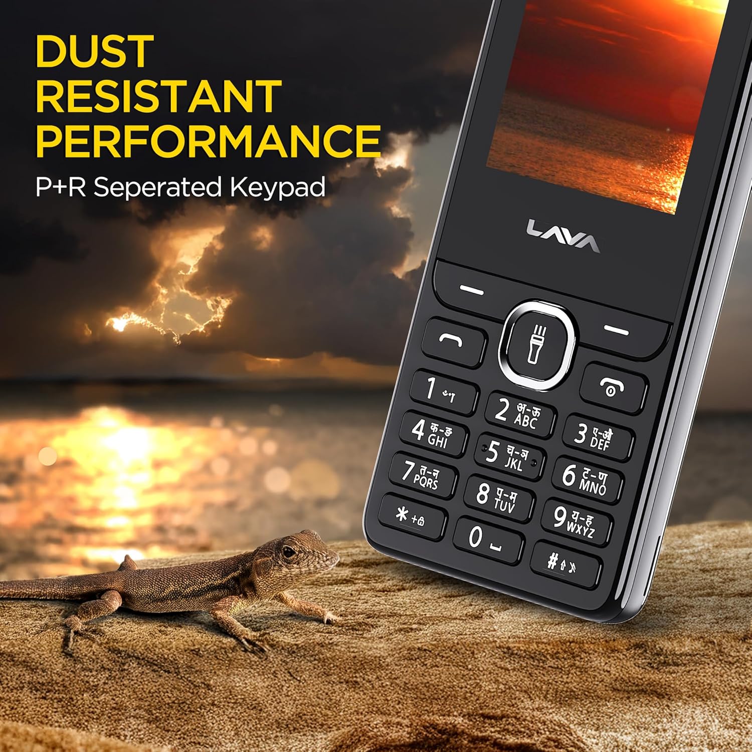 Lava A2 Smart (2025) Dual SIM Keypad Mobile with 2.4'' Big Display | UPI Support, 1200mAh Battery | BT Feature | Camera | Auto Call Recording | and 9 Regional Languages - Black