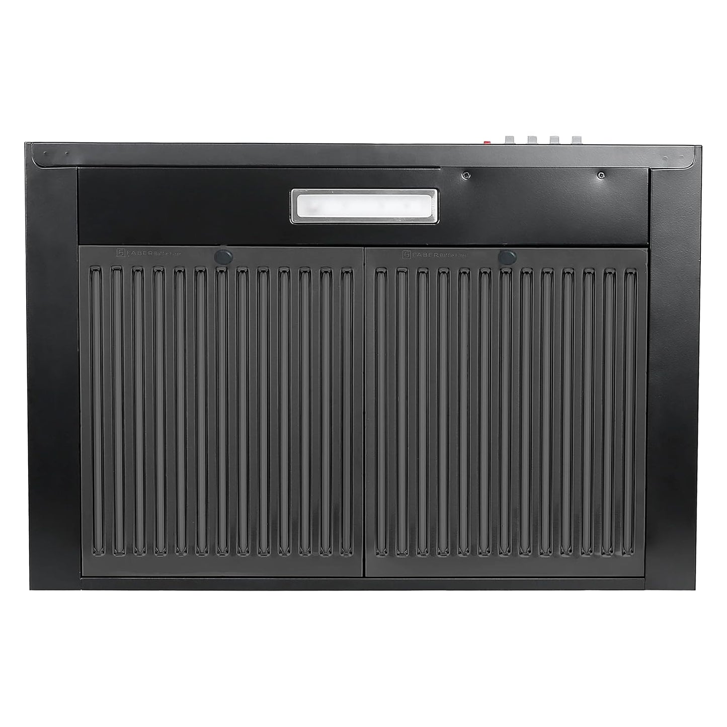 Faber 60 cm 1000 m³/hr Kitchen Chimney (HOOD PLUTO PB BF BK 60, Baffle Filter, Push Button, Black)