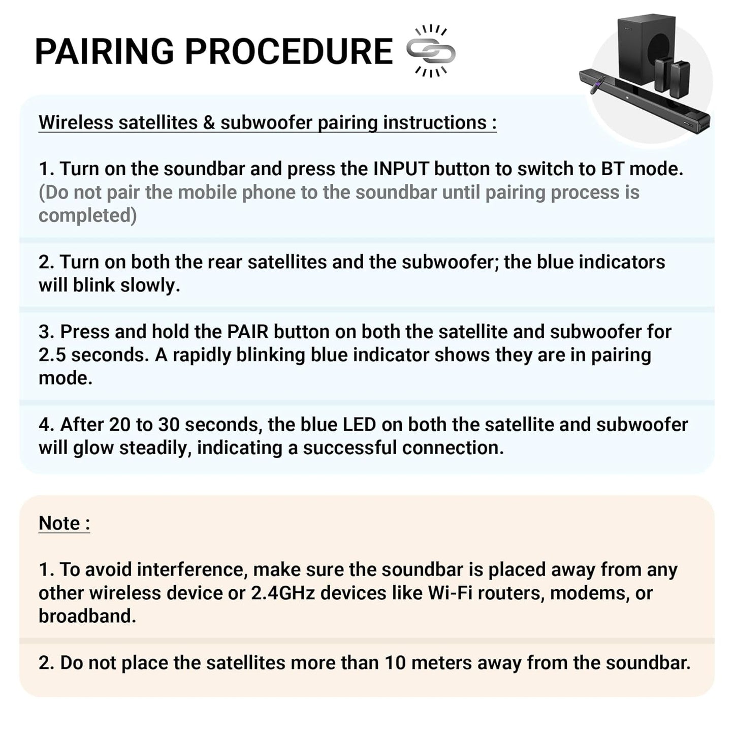 ZEBRONICS Juke BAR 9510WS PRO Dolby 5.1 Soundbar, Dolby Audio, 600 Watts, Wireless (Dual Rear Satellites & 6.5" Subwoofer), Triple Driver Soundbar, Bluetooth v5.1 | HDMI (ARC) | Optical | USB | AUX