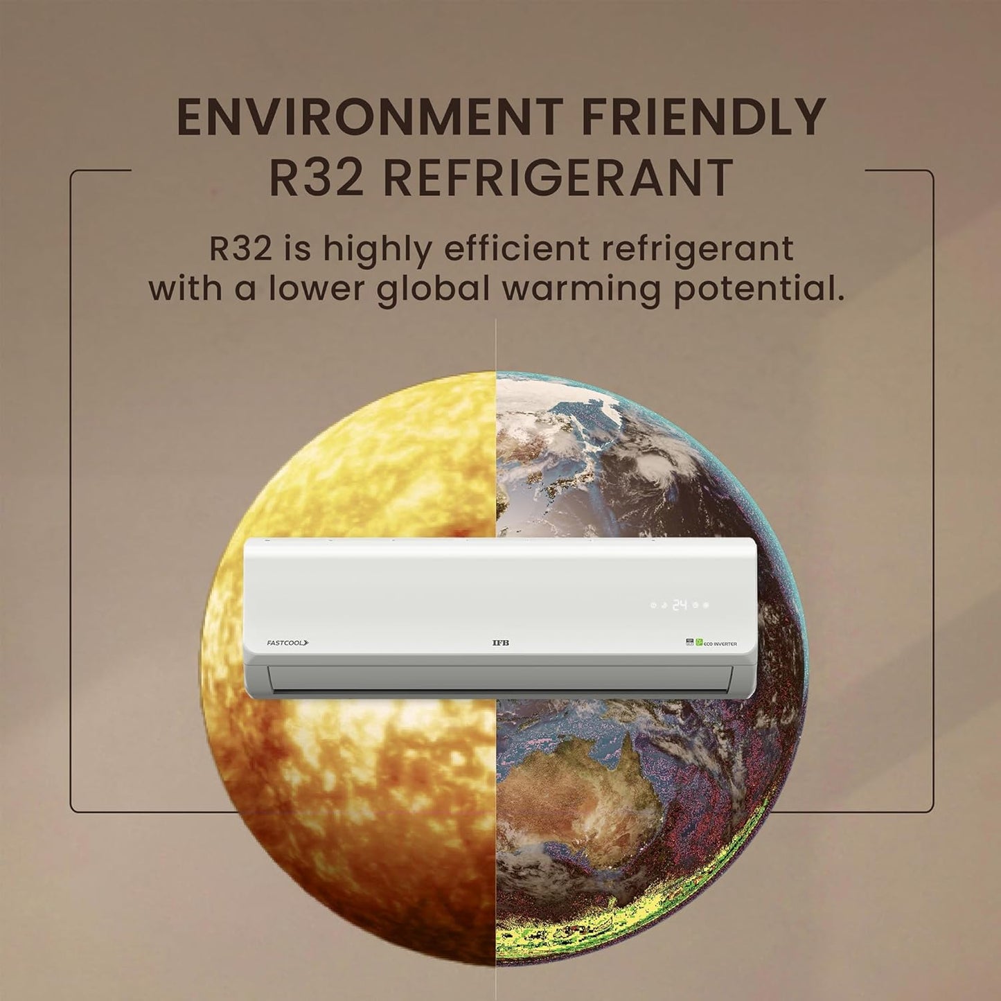 IFB 2025 Model Silver Plus Smart Series 1.5 Ton 3 Star In-built Wifi Split AC with HD Compressor, AI, Dual Gold Fin & 8-in-1 Flexi Mode - White (CI173SL22SGM1, Copper Condenser