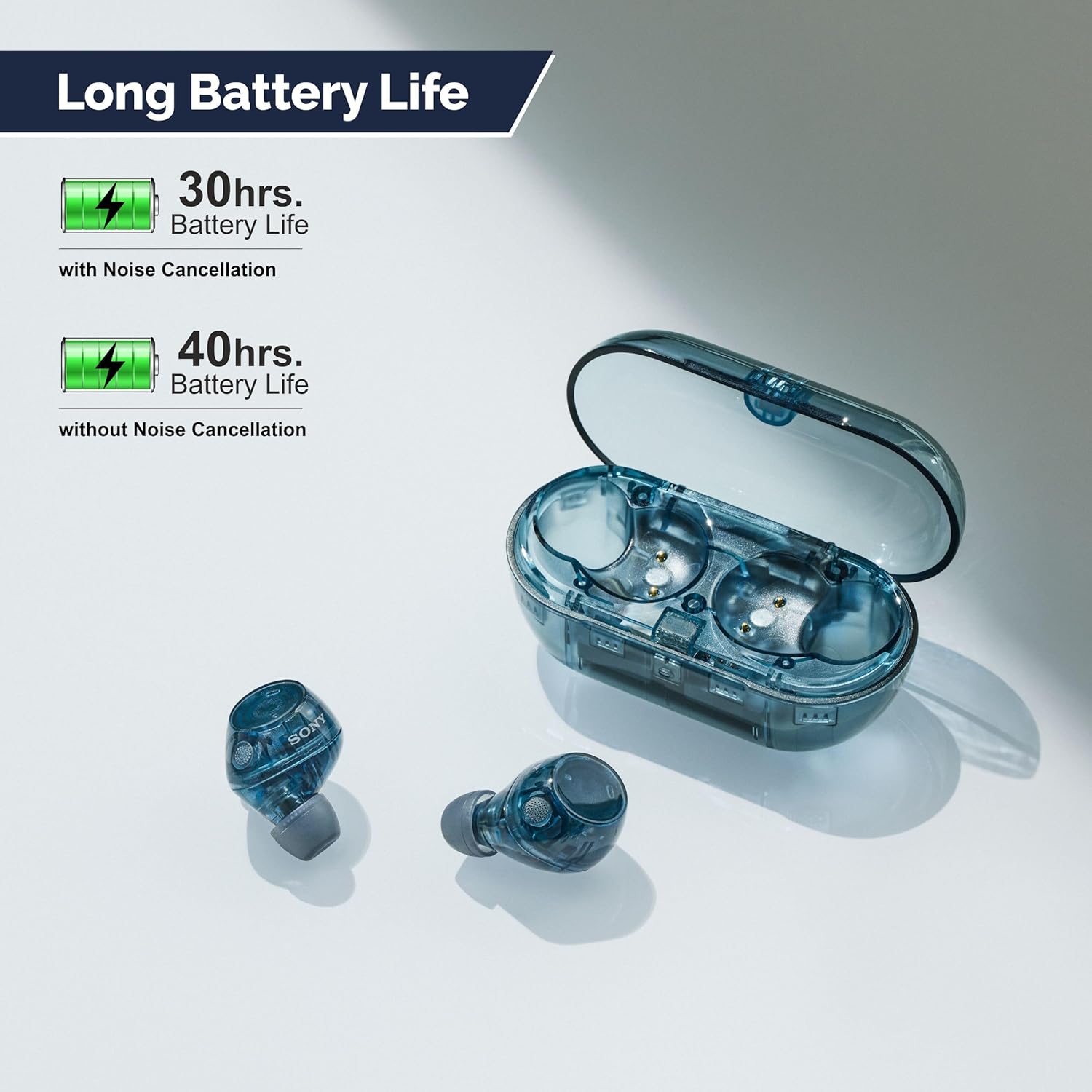 Sony WF-C710NSA | Dual Noise Cancellation Wireless Bluetooth in Ear Earbuds | AI Call Quality | 40Hrs Battery W/O ANC | 30Hrs Battery with ANC - Black