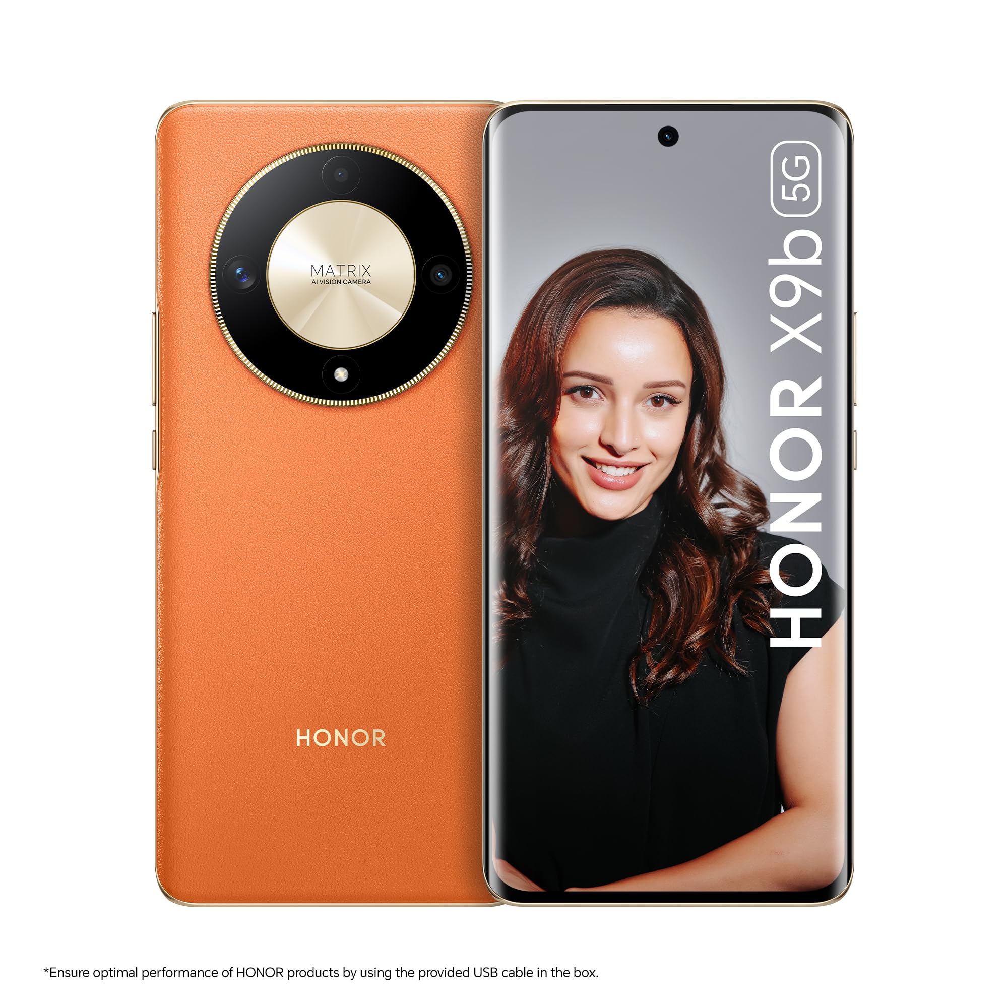 HONOR X9b 5G (Midnight Black, 8GB + 256GB) | India's First Ultra-Bounce Anti-Drop Curved AMOLED Display | 5800mAh Battery | 108MP Primary Camera | Without Charger