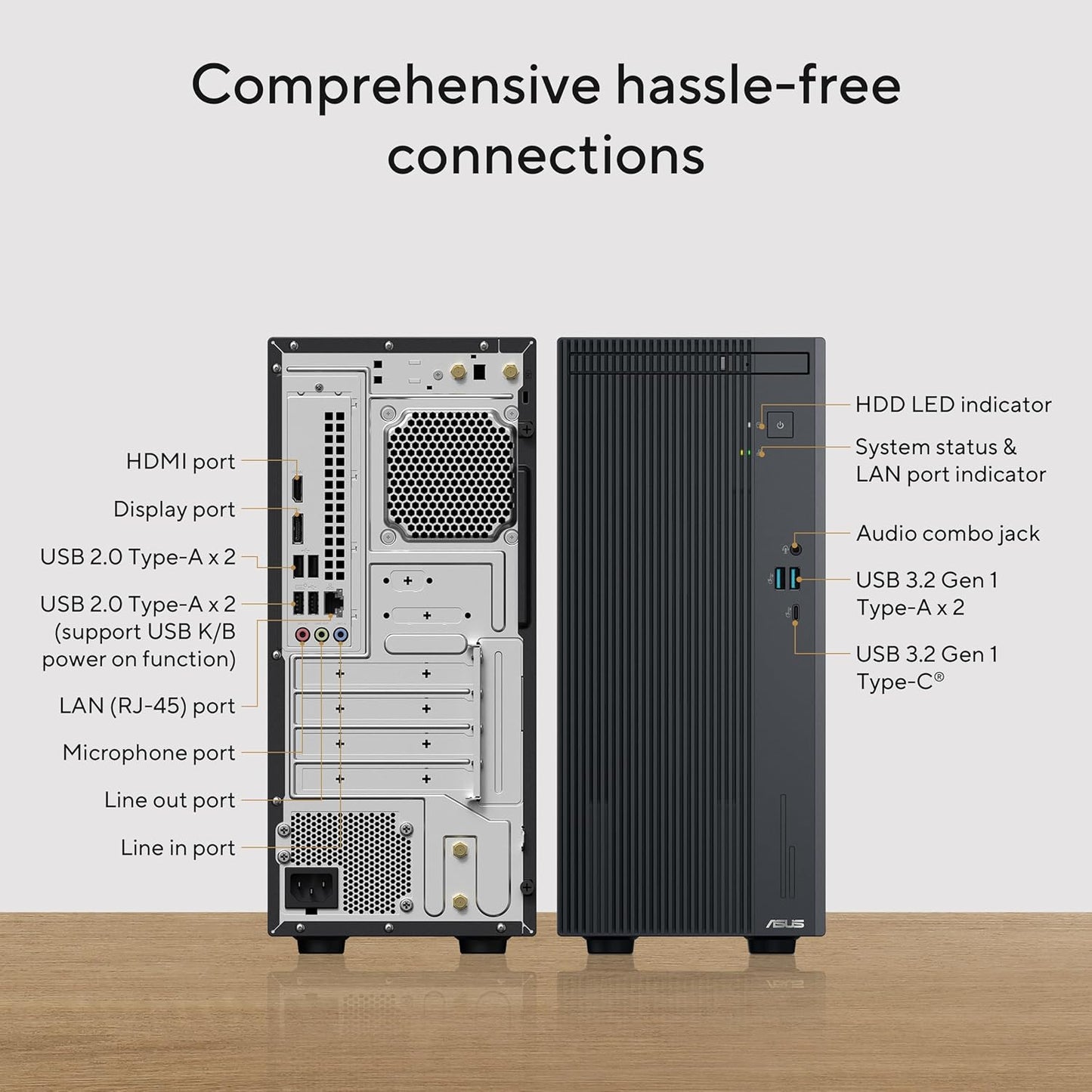 ASUS V500,13th Gen,Intel Core i7 Mini Tower PC(Intel UHD iGPU/8GB RAM/512GB SSD/Windows 11/M365 Basic (1Year)*/Office Home 2024/with Wired Keyboard & Optical Mouse (USB)/Gray/6 Kg) V500MV-13620H006WS