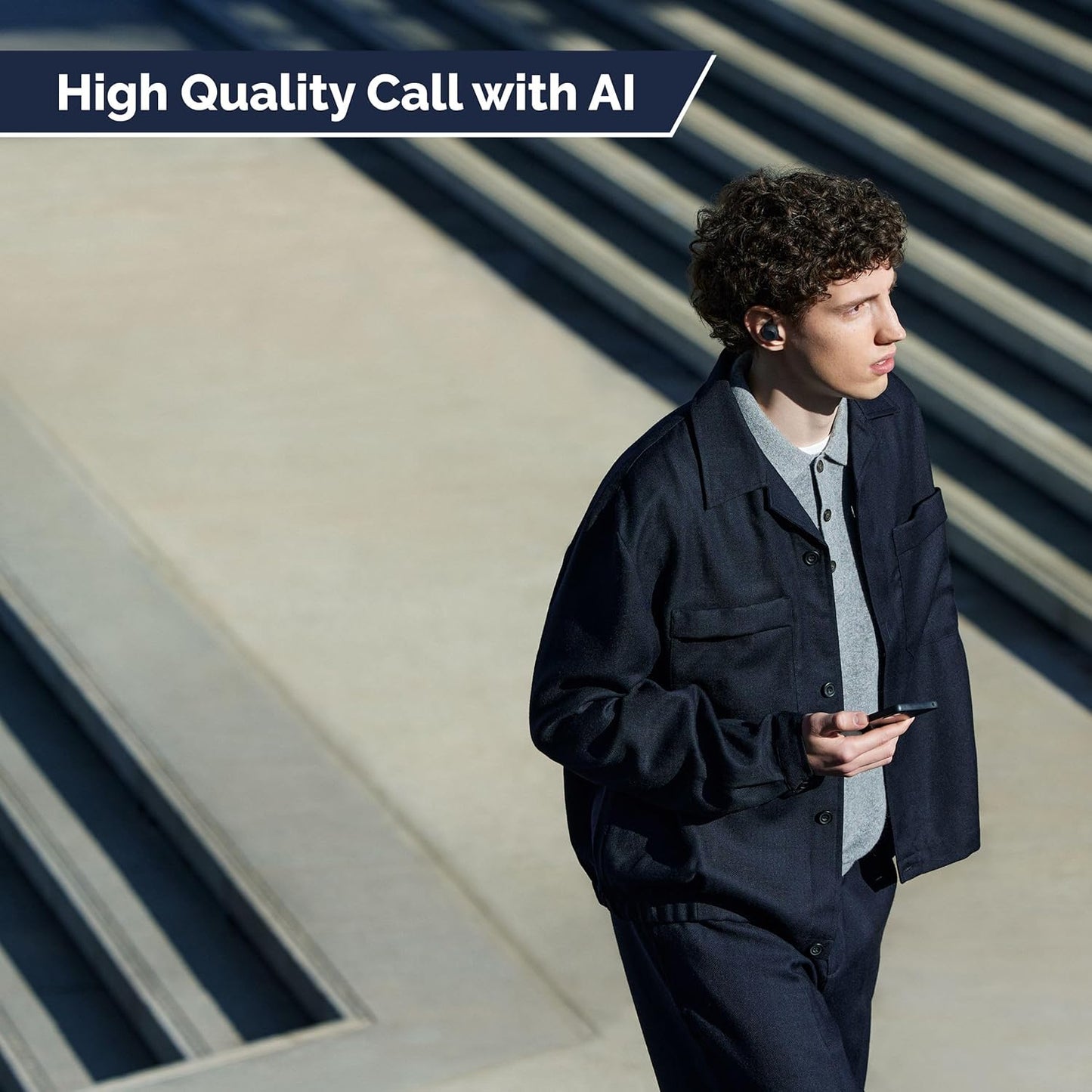 Sony WF-C710NSA | Dual Noise Cancellation Wireless Bluetooth in Ear Earbuds | AI Call Quality | 40Hrs Battery W/O ANC | 30Hrs Battery with ANC - Black