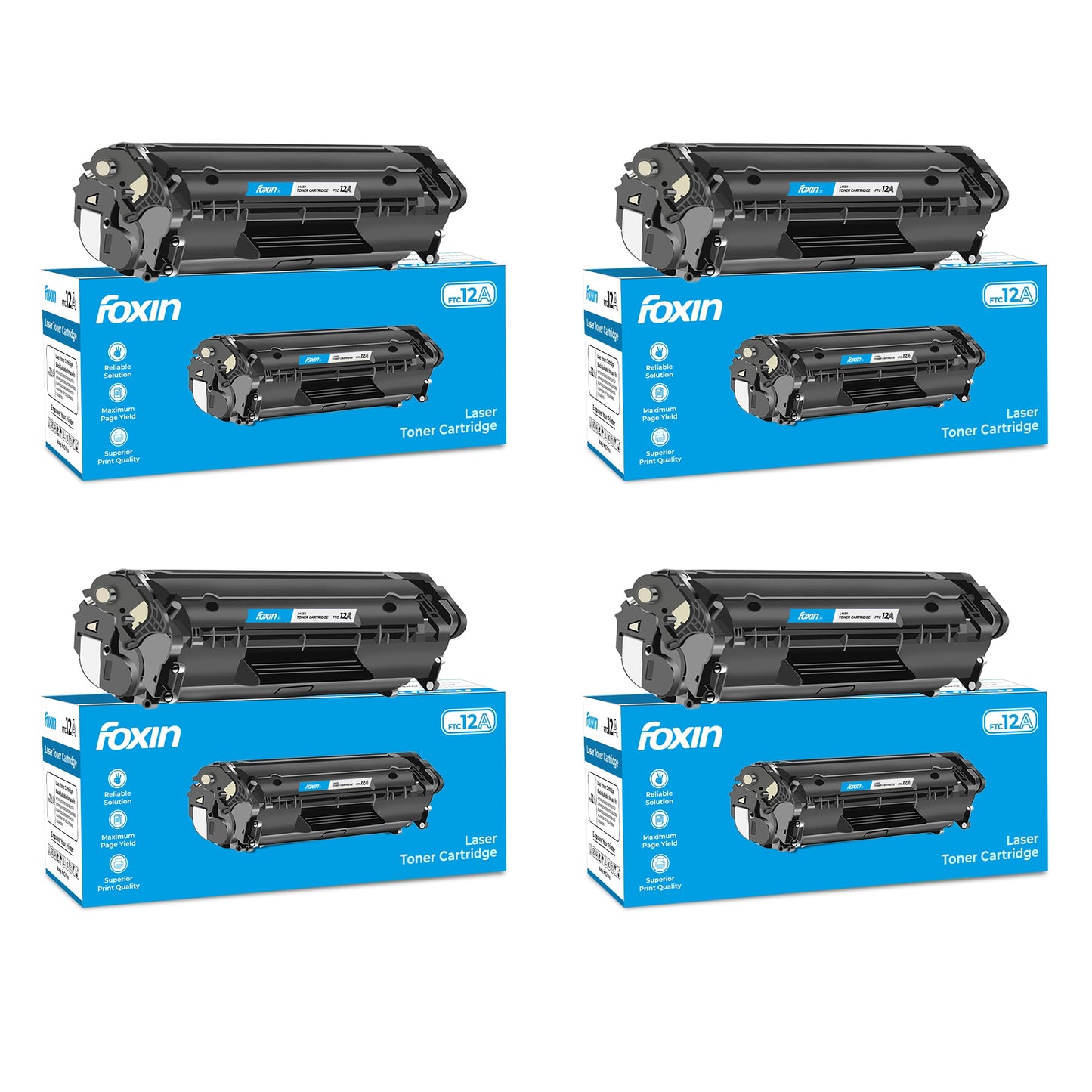 FOXIN FTC 88A/CC388A Black Laser Toner Cartridge Compatible for HP Laserjet Printer M1136, MFP, P1007, P1106, P1108, P1008, M1213nf, MFP, M126nw MFP, M1218nfs, M128fw MFP, M128fn , MFP, M226DW, M226DN