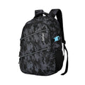 Safari Omega spacious/large laptop backpack with Raincover, college bag, travel bag for men and women, Black, 30 Litre