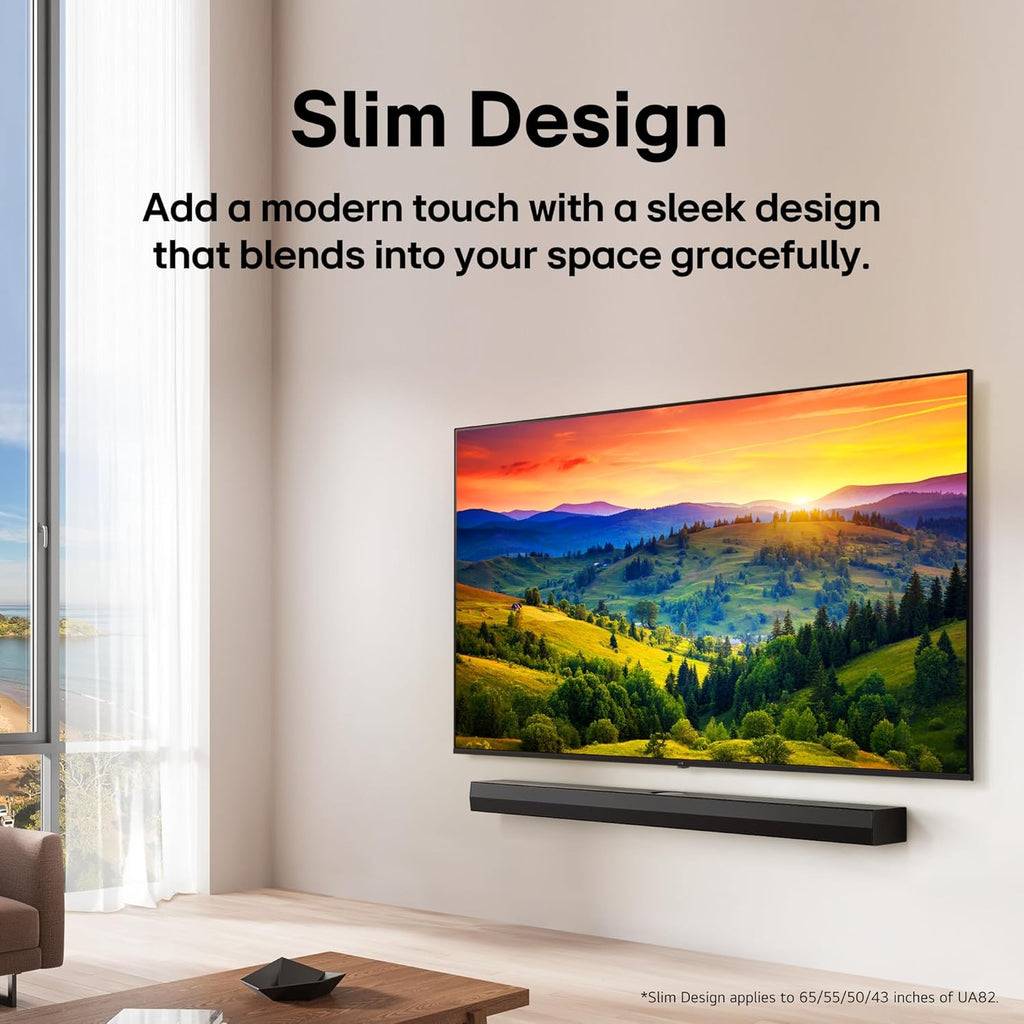 LG 139 cm (55 inches) UA82 Series 4K Ultra HD (3840 x 2160) Smart webOS LED TV 55UA82006LA