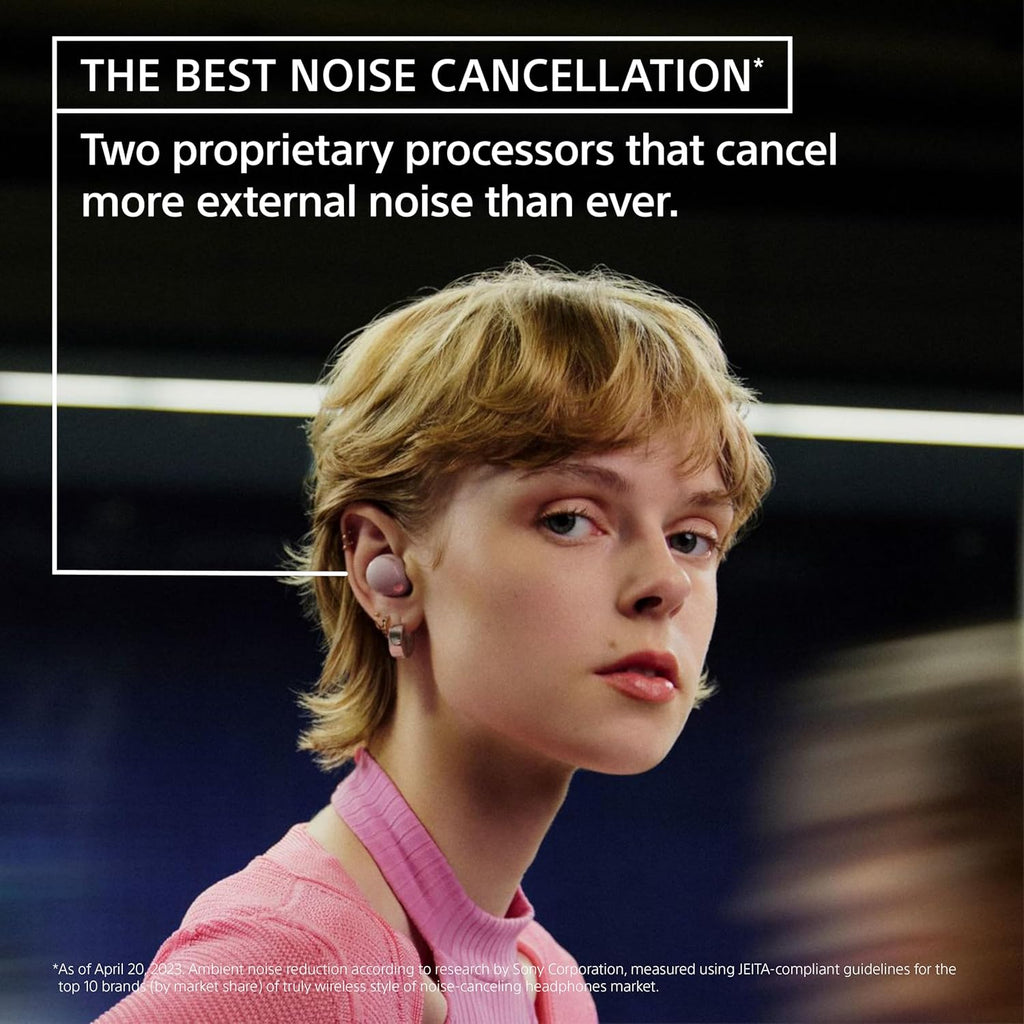 Sony WF-1000XM5 Active Noise Cancelling Wireless Bluetooth in Ear Earbuds with Mic, Up to 36 Hours Battery Life - Black