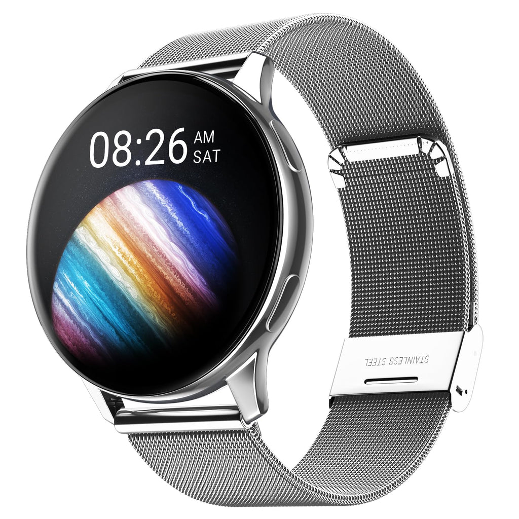 Noise Vortex Plus 1.46 AMOLED Display, AoD, BT Calling, Sleek Metal Finish, 7 Days Battery Life, All New OS with 100+ Watch Faces & Health Suite (Black)