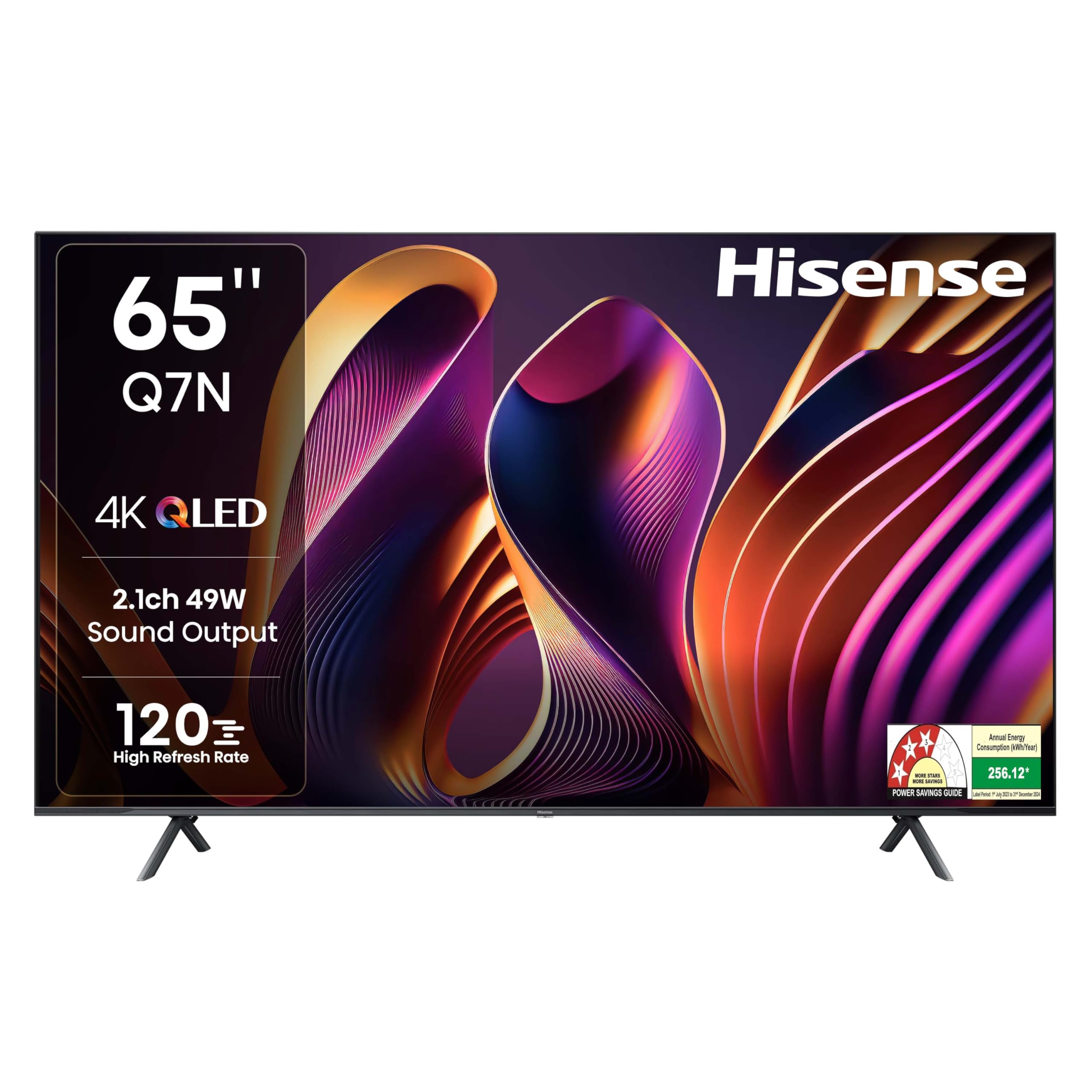 Hisense 215 cm (85 inches) Q7N Series 4K Ultra HD Smart QLED TV 85Q7N (Dark Grey)
