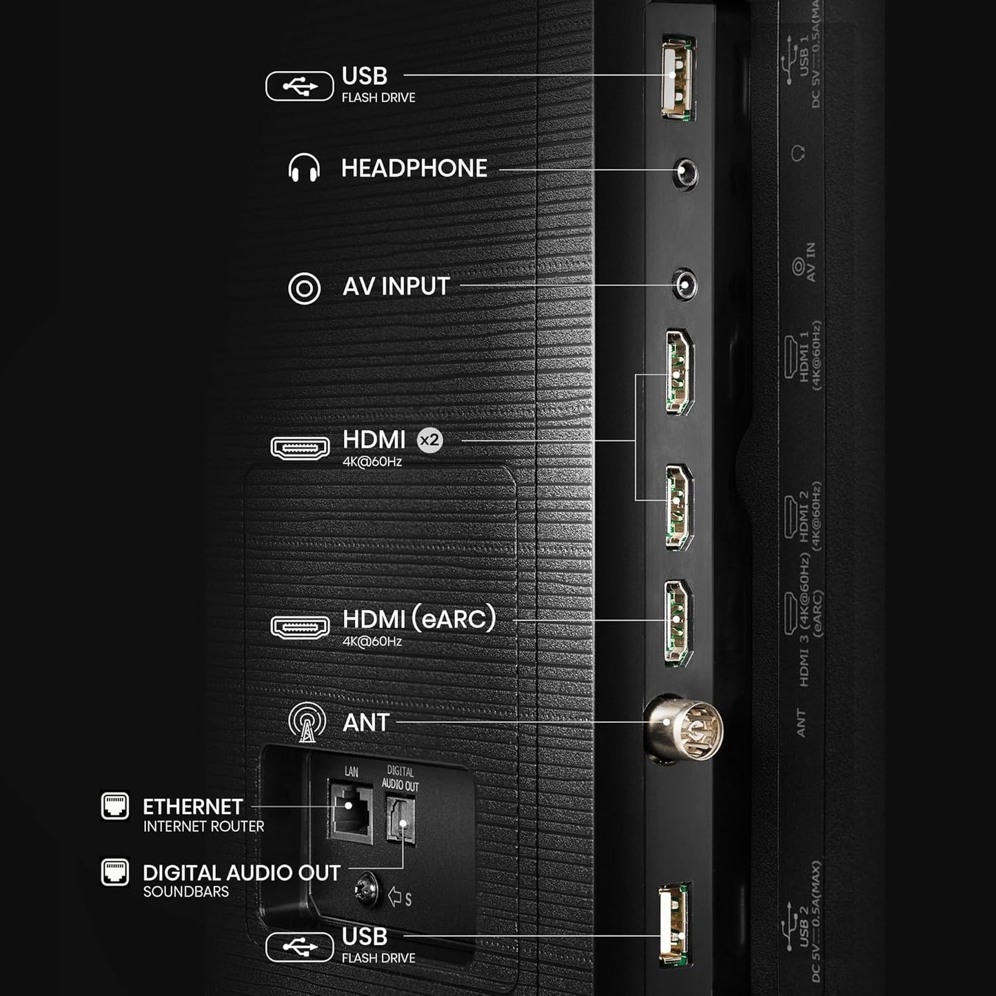 Hisense 139 cm (55 inches) U6N PRO Series 4K Ultra HD Smart QLED Mini LED TV 55U6N PRO (Black)