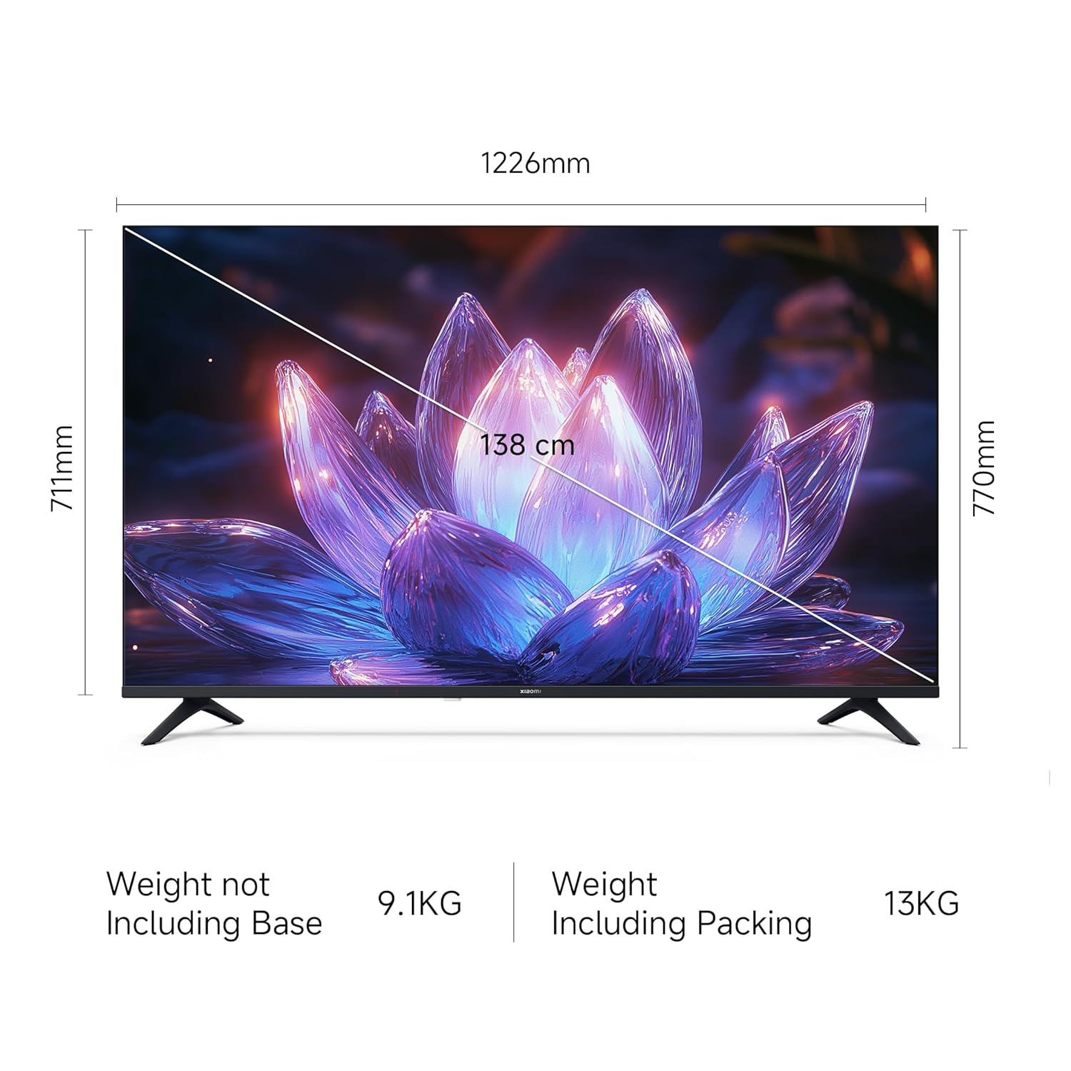 Xiaomi 138 cm (55 inch) X Ultra HD 4K Smart Google LED TV L55MB-AIN