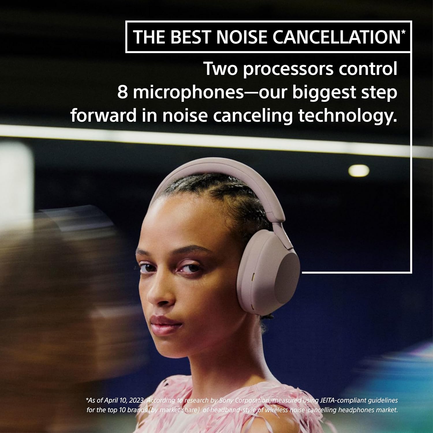 Sony WH-1000XM5 Best Active Noise Cancelling Wireless Bluetooth Over Ear Headphones with Mic for Clear Calling,Battery Life 30 Hours -Black