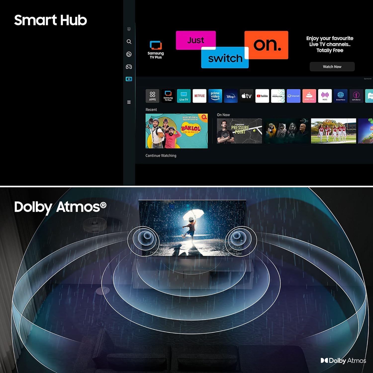 Samsung 163 cm (65 inches) 4K Ultra HD Smart OLED TV QA65S95CAKLXL (Titan Black)