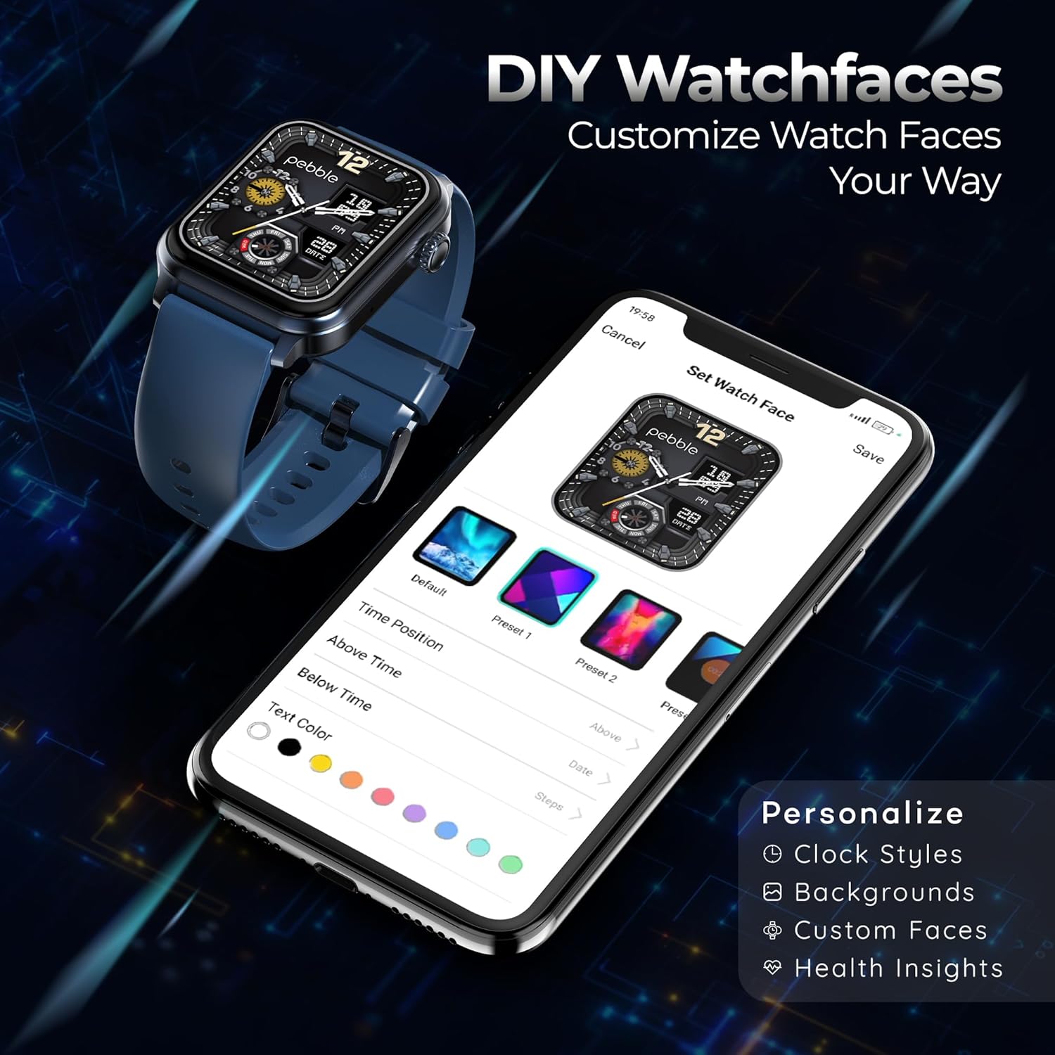 Pebble Ultra Life 1.83" True HD Display | 600 Nits Brightness | BT Calling | 600mAh Battery | 12 Days Battery Life | Unisex Design | Multi-Sports Mode