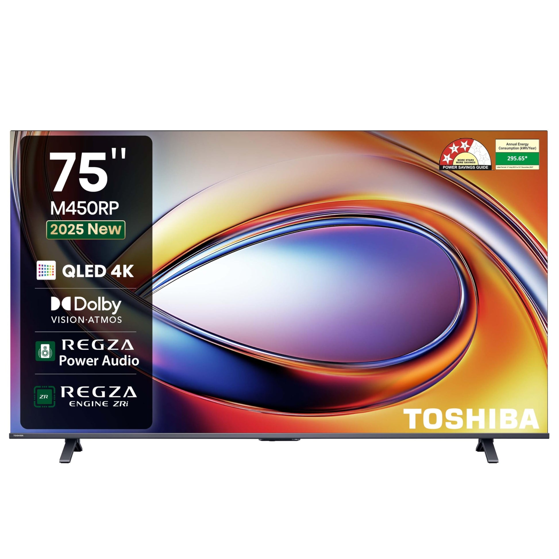TOSHIBA 139 cm (55 inches) C450ME Series 4K Ultra HD Smart QLED TV 55C450ME (Silver)
