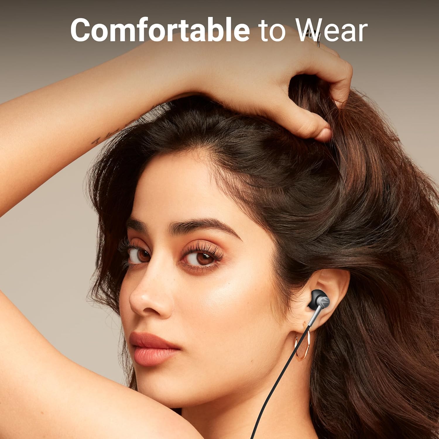 ZEBRONICS Buds 50C in Ear Type-C Earphone Wired Headphones with in-Line Mic, Metallic Design, Volume Control, 1.2M Cable, 14Mm Driver with Wired Connection