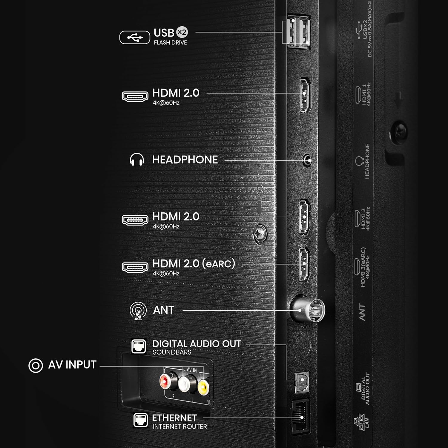 Hisense 164 cm (65 inches) E6N Series 4K Ultra HD Smart LED Google TV 65E6N (Black)