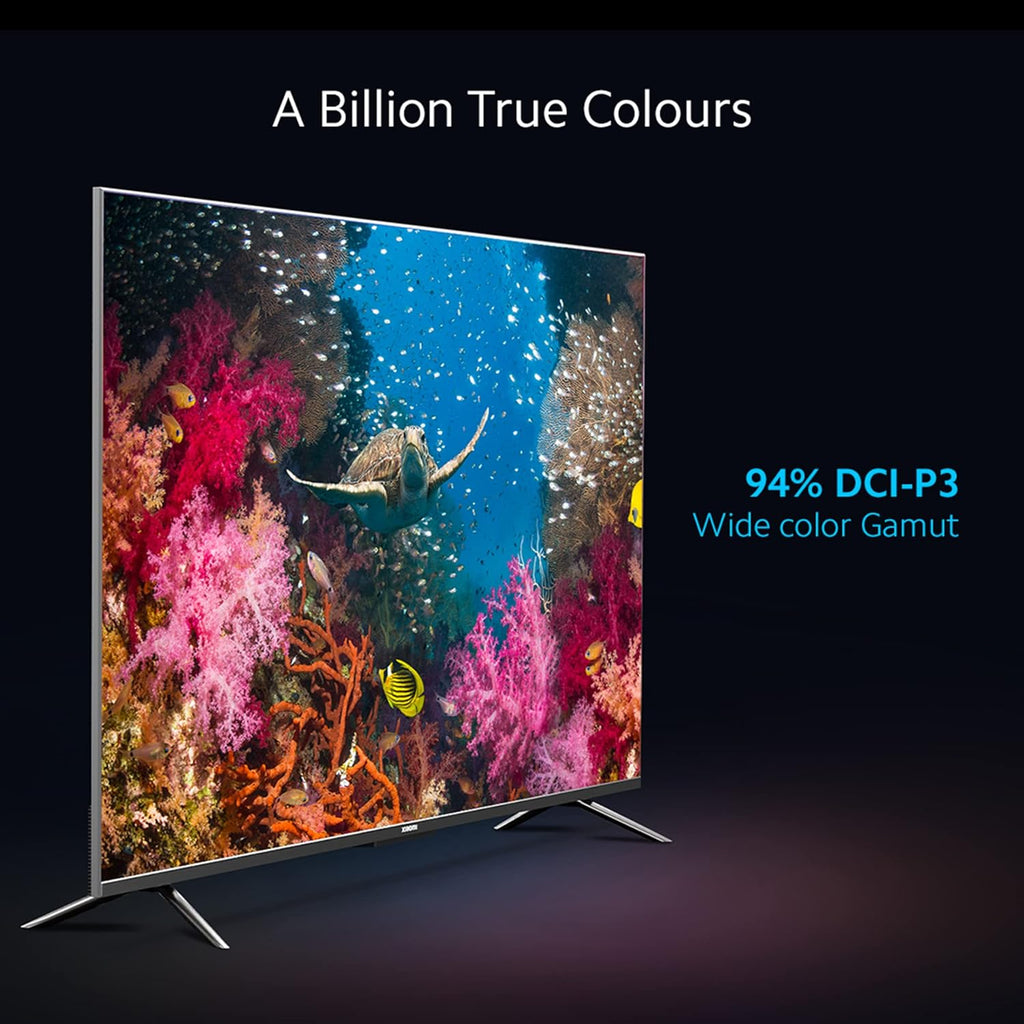 Mi 108 cm (43 inches) 5X Series 4K LED Smart Android TV with Dolby Vision & 30W Dolby Atmos (Grey)