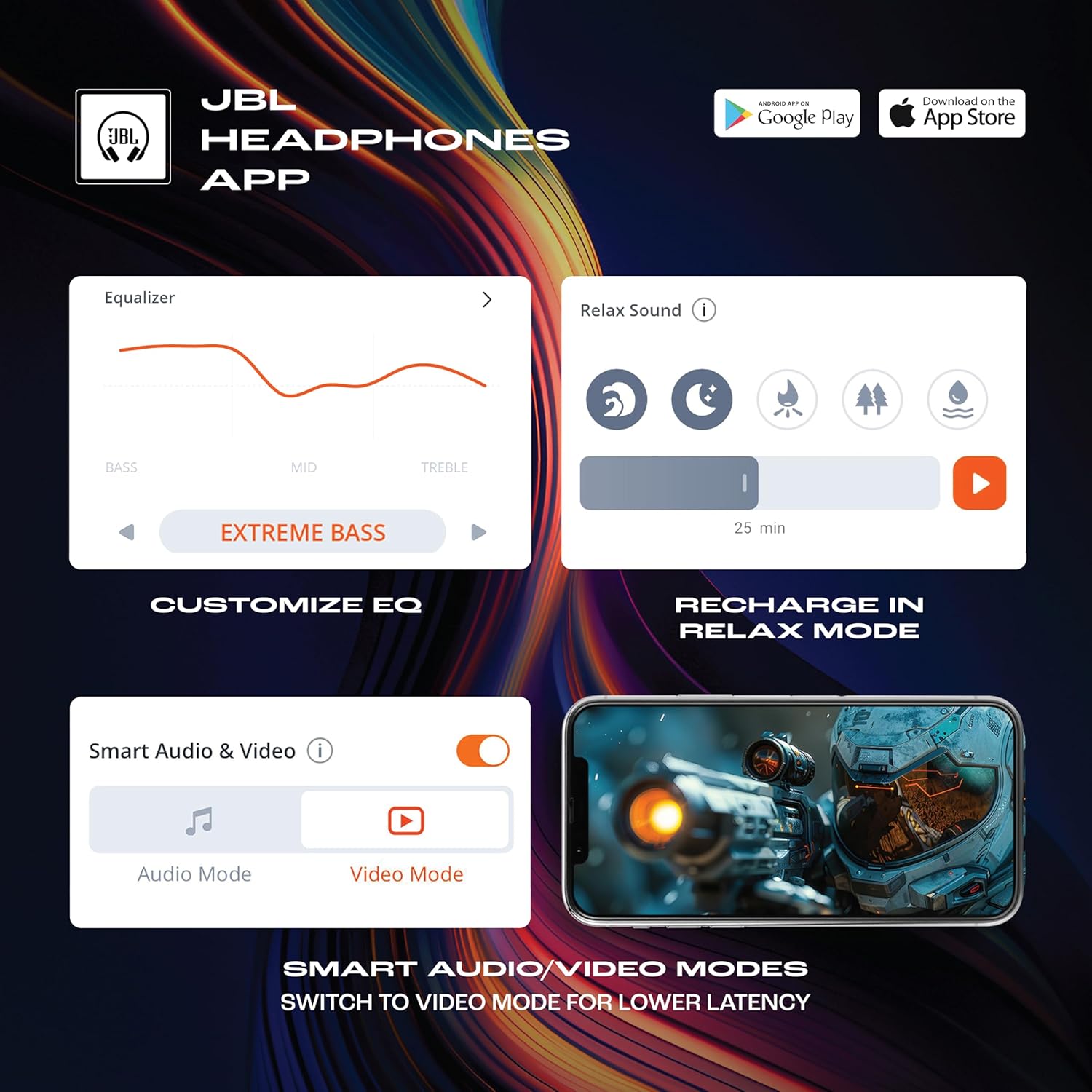 JBL Wave Buds 2 Ear Buds Wireless BluetoothV5.3, Active Noise Cancellation EarBuds,Multi Connect, App for Customized Extra Bass Eq, Relax Mode,Speed Charge, 40H Playback, Fast Pair, 4 Mics,IP54(Black)