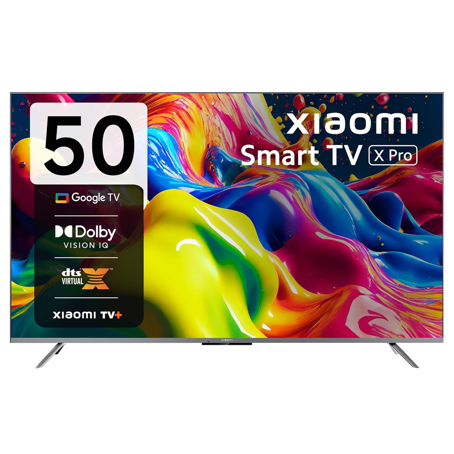 Xiaomi 125 cm (50 inches) X Pro 4K Dolby Vision IQ Series Smart Google LED TV L50M8-5XIN (Black)