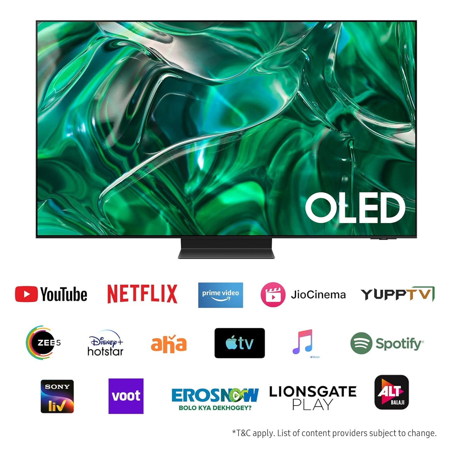 Samsung 163 cm (65 inches) 4K Ultra HD Smart OLED TV QA65S95CAKLXL (Titan Black)