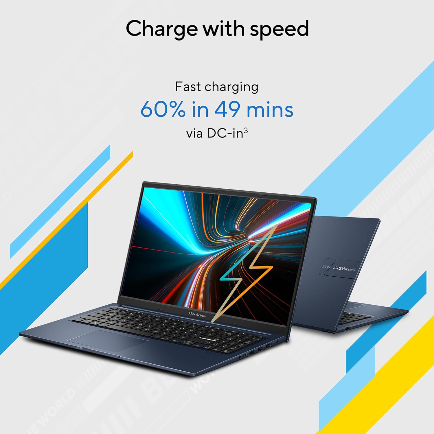 ASUS Vivobook 15, 15.6" FHD (1920 x 1080), Intel Core i3-1315U, (8GB RAM/512GB SSD/Intel UHD iGPU/Windows 11/M365 Basic (1Year)*/Office Home 2024/Quiet Blue/1.7 Kg), X1504VA-NJ3321WS