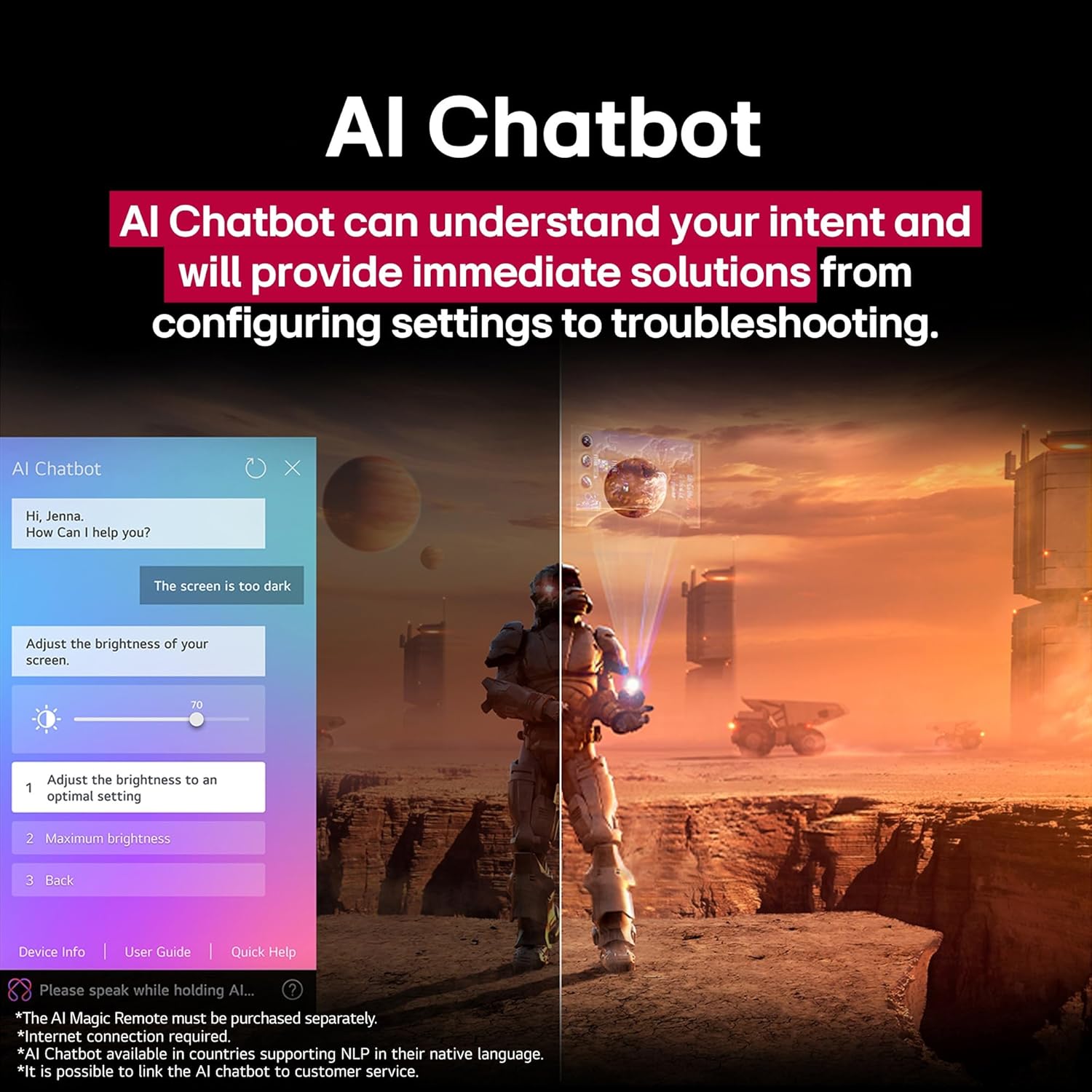 LG 139 cm (55 inches) UA82 Series 4K Ultra HD (3840 x 2160) Smart webOS LED TV 55UA82006LA