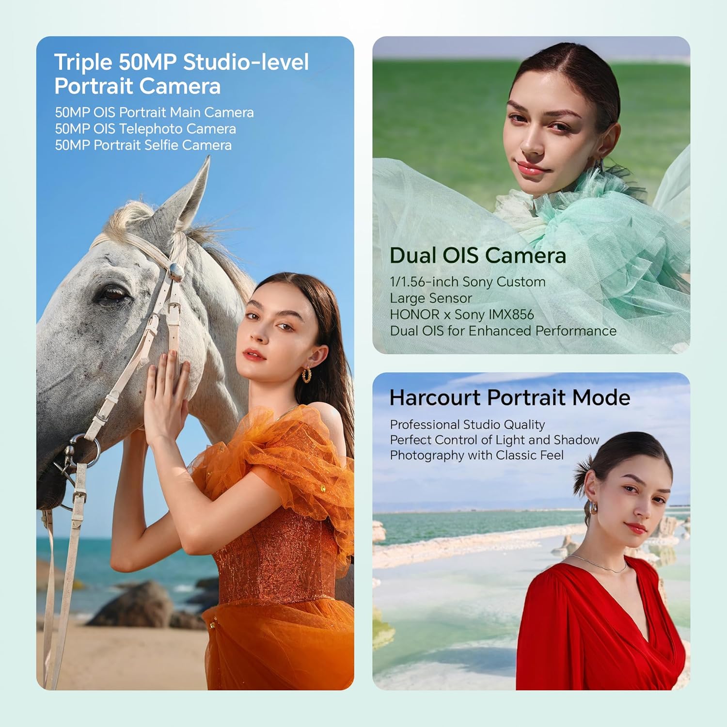 HONOR 200 5G (8GB+256GB, Moonlight White) – 50MP+50MP+12MP Triple Camera with Dual OIS | 50MP Selfie | Quad-Curved AMOLED Display | AI-Powered MagicOS 9.0 | Without Charger