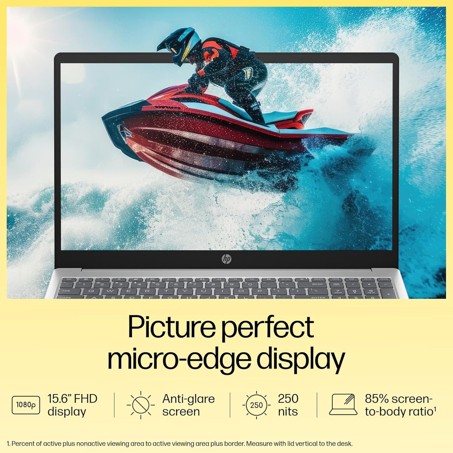 HP 15, AMD Ryzen 5 7520U (8GB LPDDR5, 512GB SSD) Anti-Glare, FHD,15.6-inch (39.6 cm) Win 11, Office 21, FHD Camera with Privacy Shutter,15s-fc0155AU