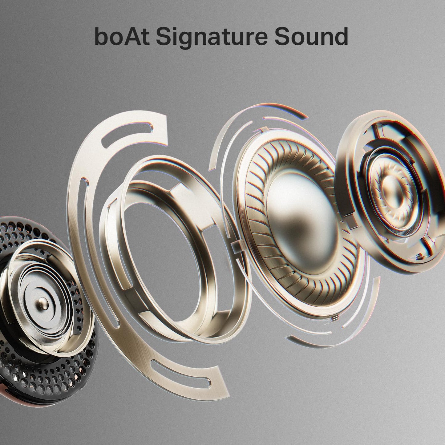 boAt Airdopes Plus 311 (2025 Launch), Glass Design, Dual Mics ENx, Fast Charge, 50 Hrs Battery, Low Latency, IPX4, Bluetooth Earbuds, TWS Ear Buds Wireless Earphones with mic (Ash Grey)