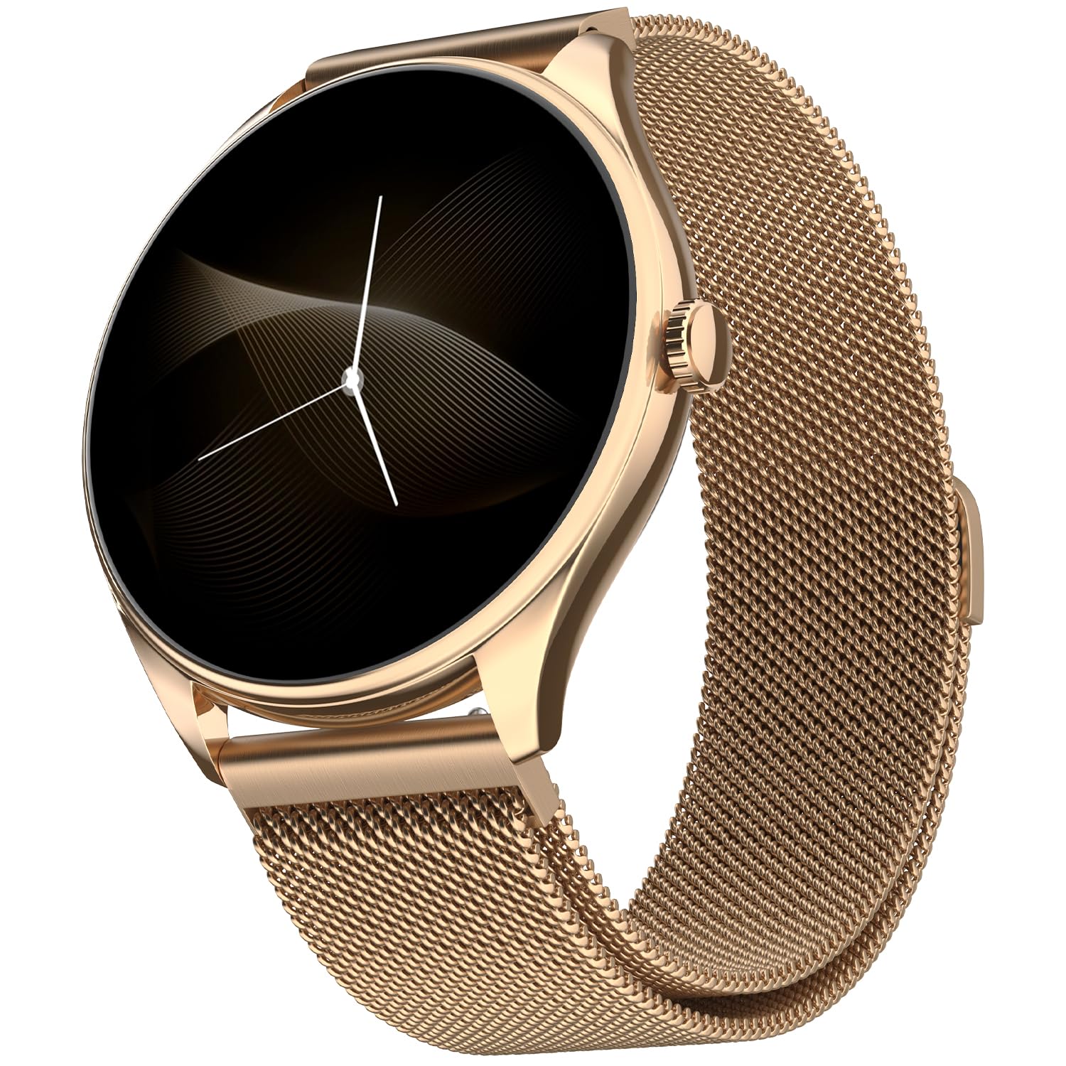 Noise Twist Round dial Smart Watch with Bluetooth Calling, 1.38" TFT Display, up-to 7 Days Battery, 100+ Watch Faces, IP68, Heart Rate Monitor, Sleep Tracking (Jet Black)