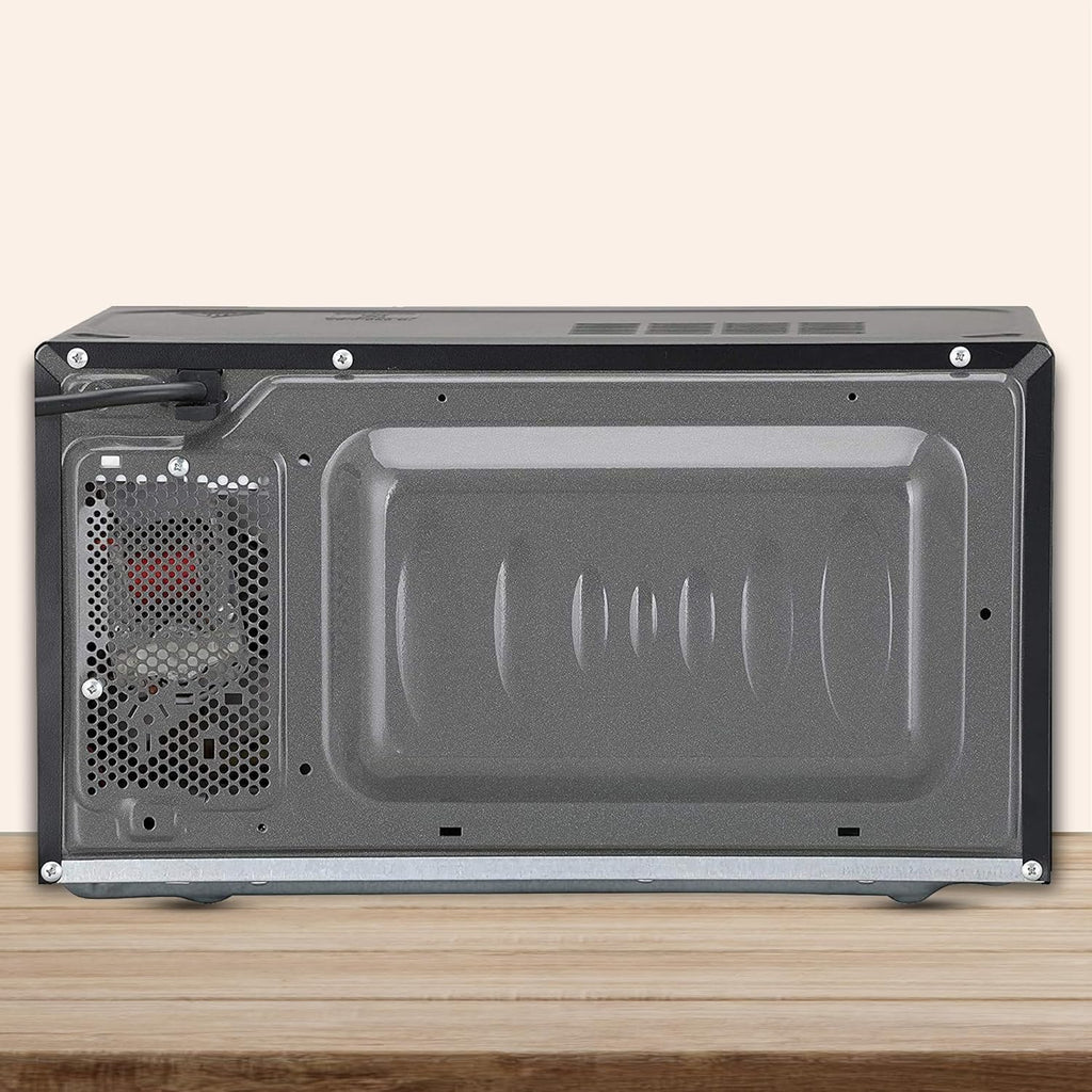 LG 20 L Solo Microwave Oven (MS2043BP, Black, Health plus Menu, I-Wave Technology, Indian Cuisine, Even Reheat & Defrost, Auto Cook Menu, Anti-Bacterial Cavity & Steam Clean)