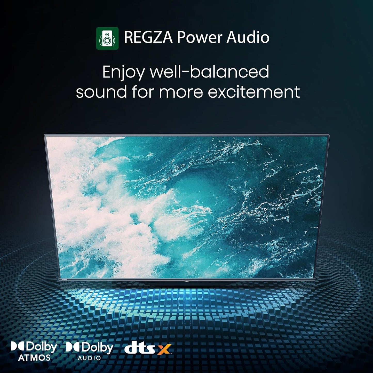 TOSHIBA 189 cm (75 inches) C350NP Series 4K Ultra HD Smart LED Google TV 75C350NP (Black)