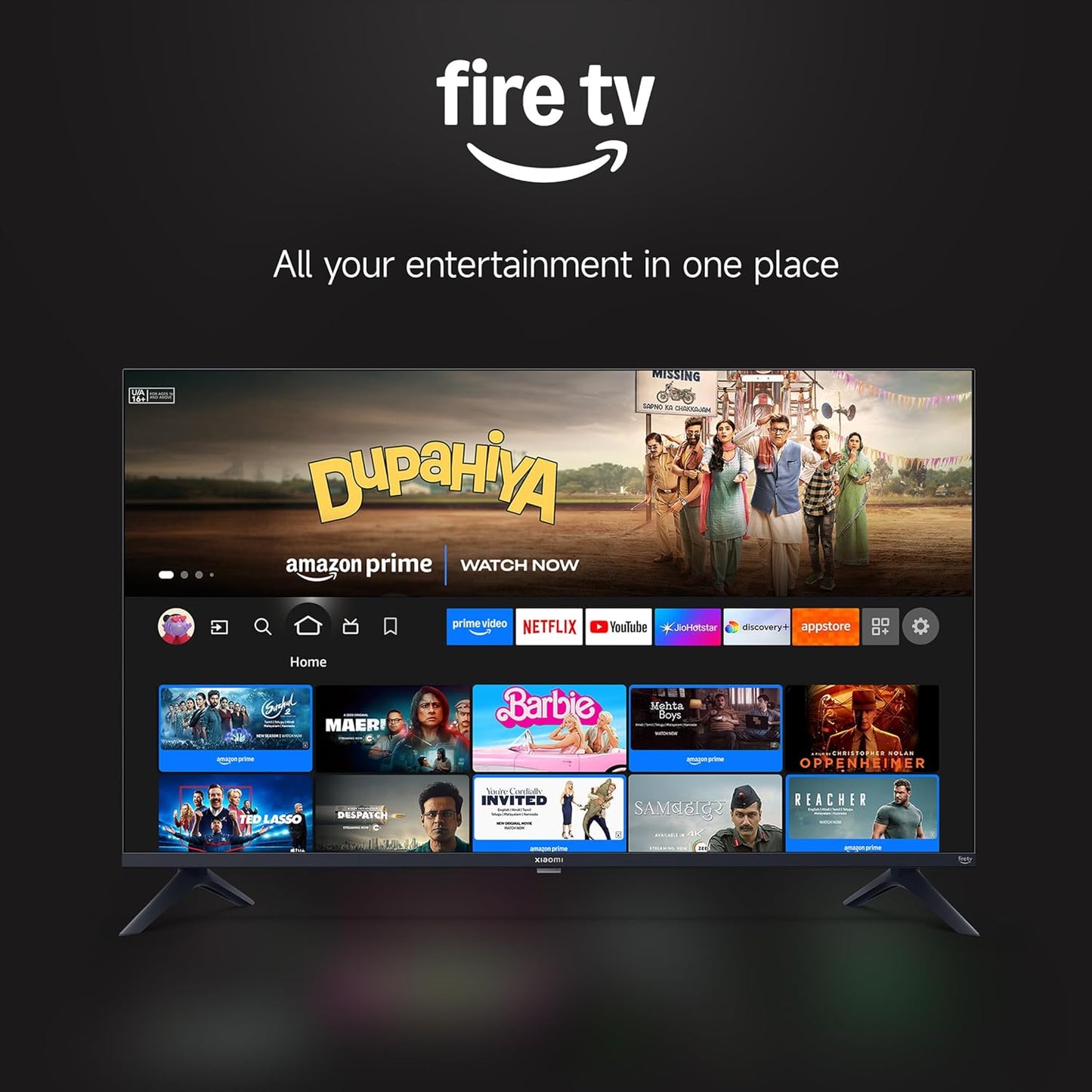 Xiaomi 80 cm (32 inch) F Series HD Ready Smart LED Fire TV L32MB-FIN