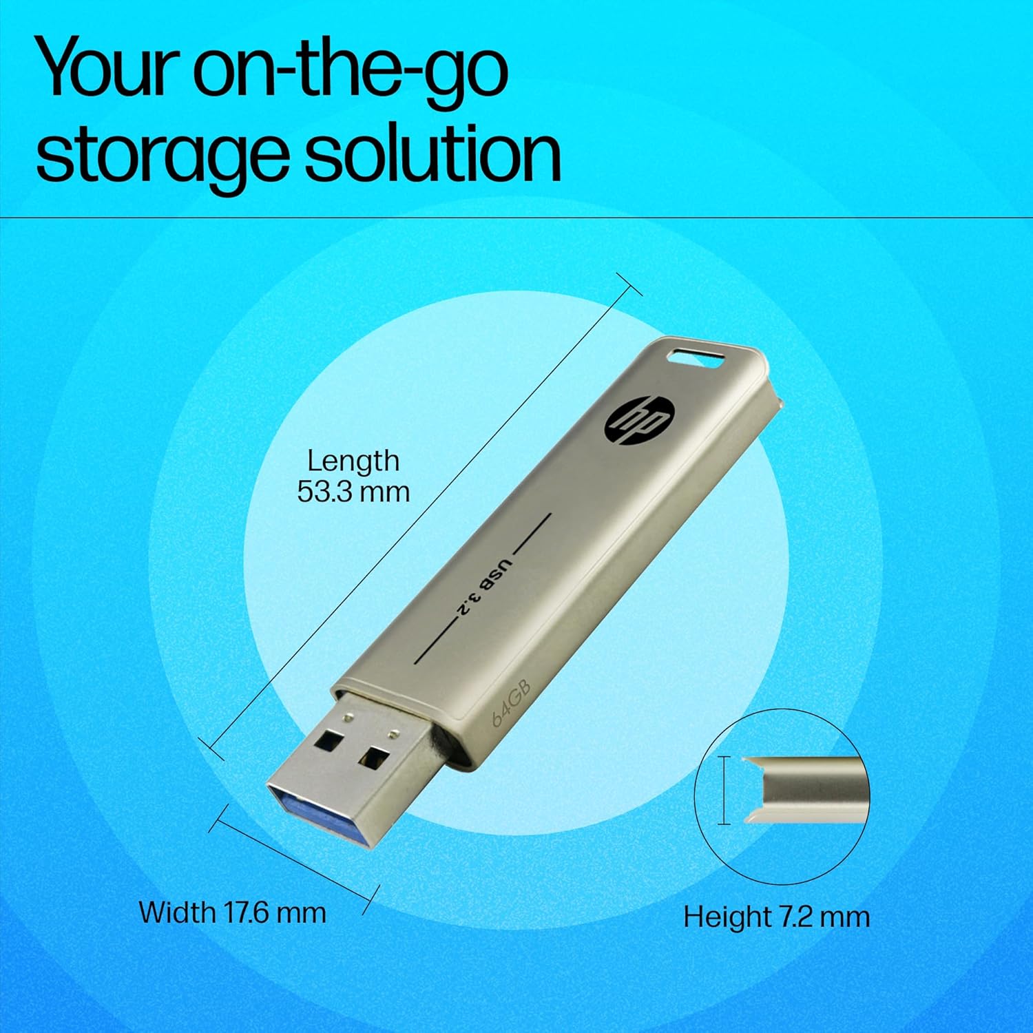 HP x796w 64GB USB 3.2 Flash Drive