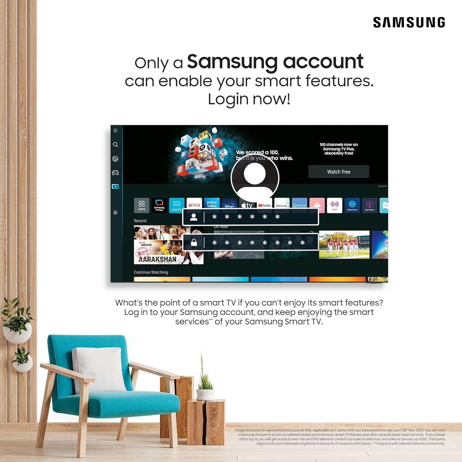 Samsung 163 cm (65 inches) 4K Ultra HD Smart OLED TV QA65S95CAKLXL (Titan Black)