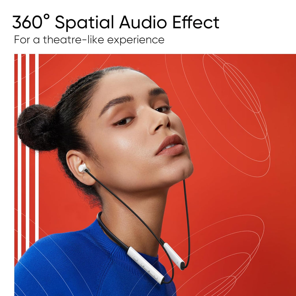 realme Buds Wireless 3 in Ear Bluetooth Headphones,30dB ANC, Spatial Audio,13.6mm Dynamic Bass Driver,Upto 40 Hours Playback, Fast Charging, 45ms Low Latency for Gaming,Dual Device Connection (Black)