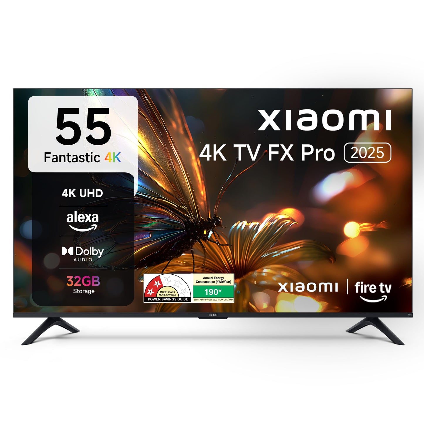 Xiaomi 138 cm (55 inch) FX Pro QLED Ultra HD 4K Smart Fire TV L55MB-FPIN