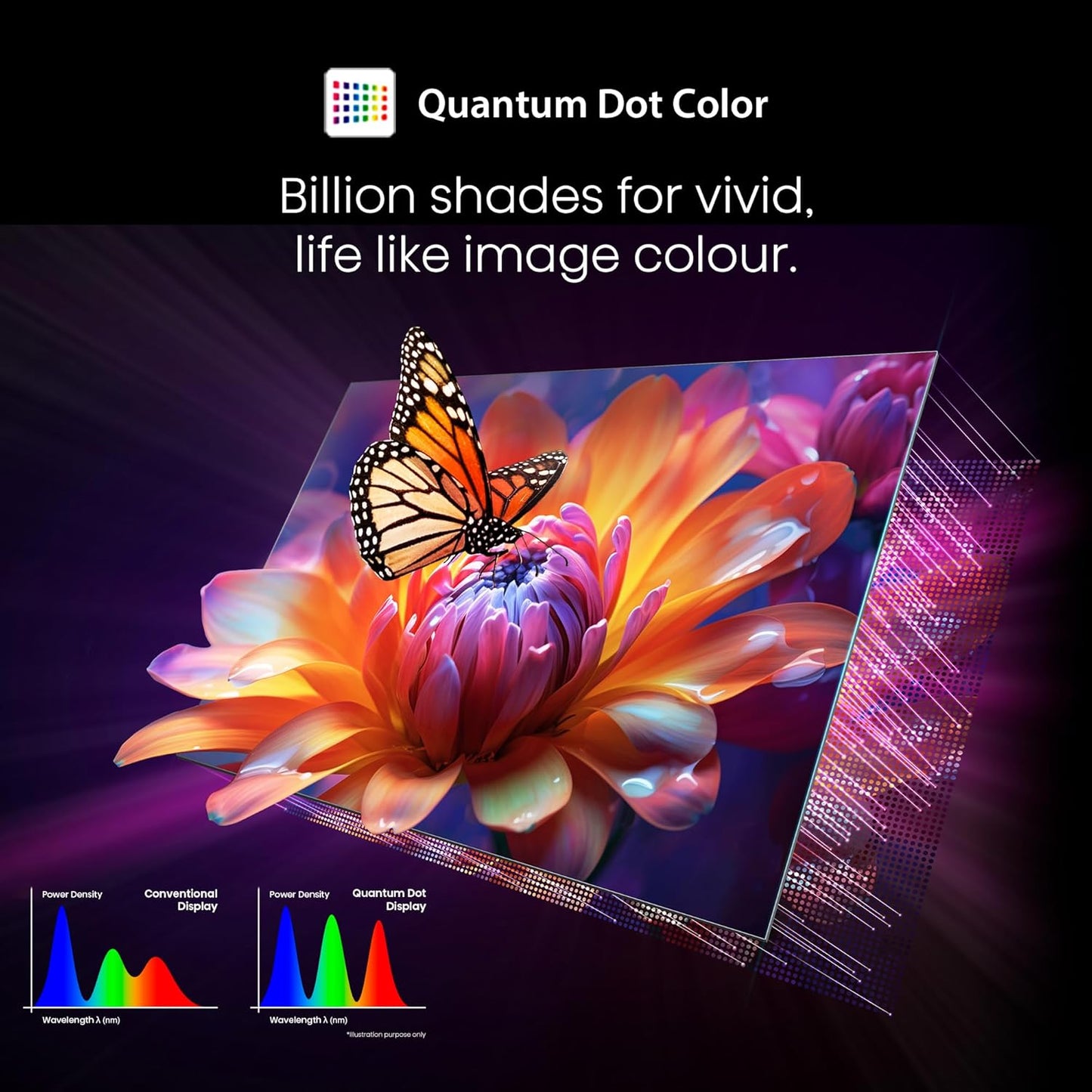 TOSHIBA 139 cm (55 inches) C450ME Series 4K Ultra HD Smart QLED TV 55C450ME (Silver)