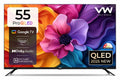 VW 140 cm (55 inches) Pro Series 4K Ultra HD Smart QLED Google TV VW55GQ1