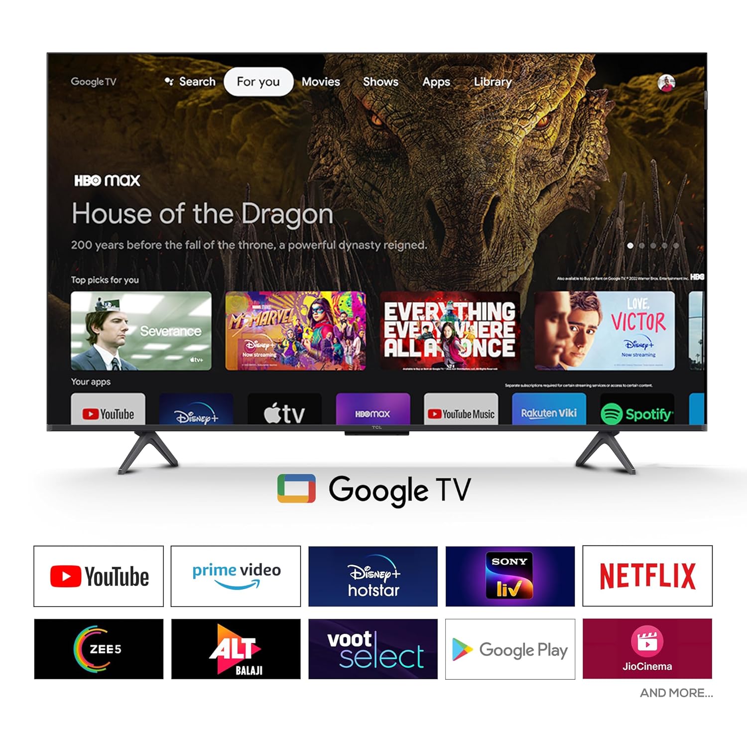 TCL 164 cm (65 inches) 4K UHD Smart QD-Mini LED Google TV 65Q6C