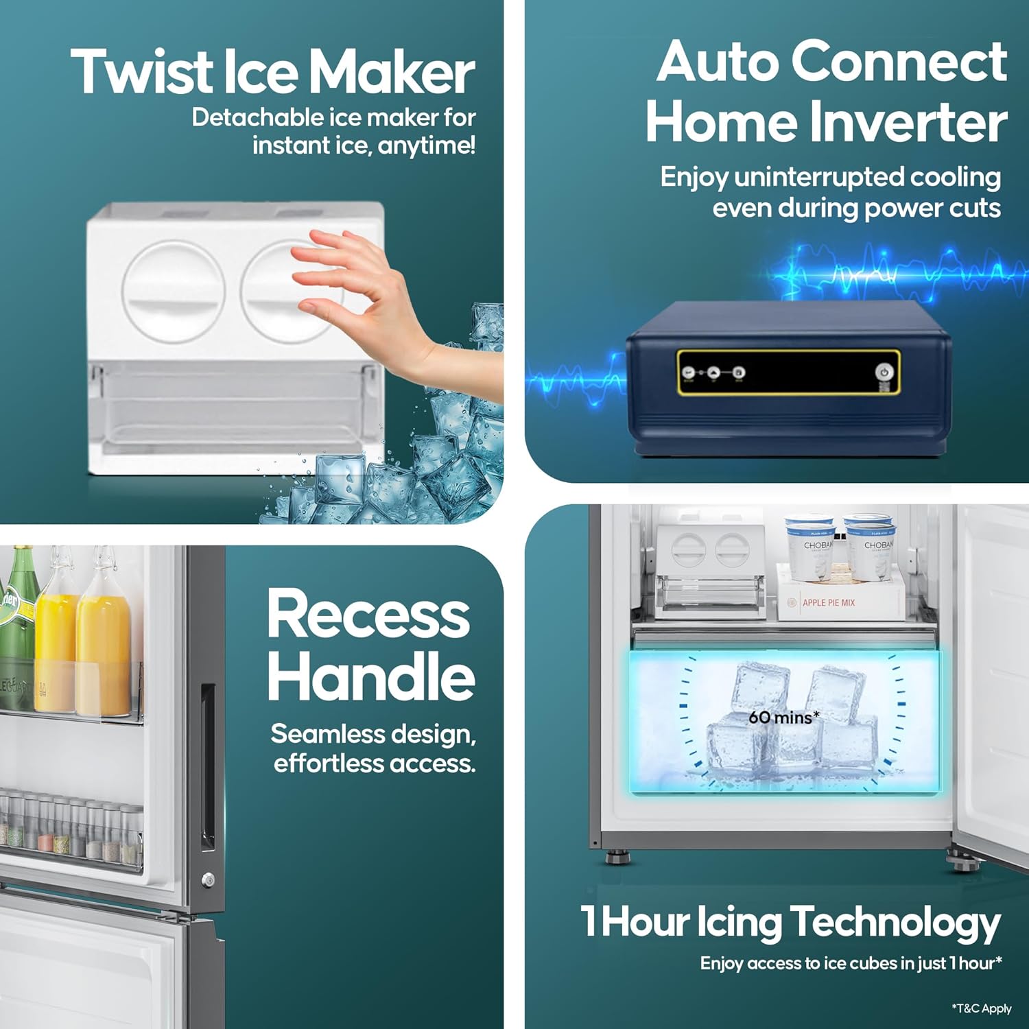 Haier 325 L 3 Star Frost Free Bottom Mount Double Door Refrigerator|Convertible 14-in-1|Jhukna Mat-Bottom Freezer|Digital Display Panel|Triple Inverter|Twist Ice Maker (HEB-333DS-P, Dazzle Steel)