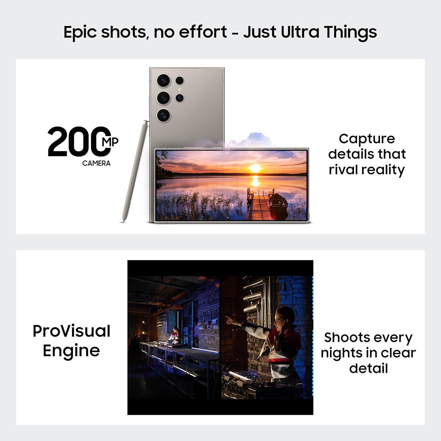 Samsung Galaxy S24 Ultra 5G AI Smartphone with Galaxy AI (Titanium Violet, 12GB, 256GB Storage), Snapdragon 8 Gen 3, 200 MP Camera with ProVisual Engine and 5000mAh Battery