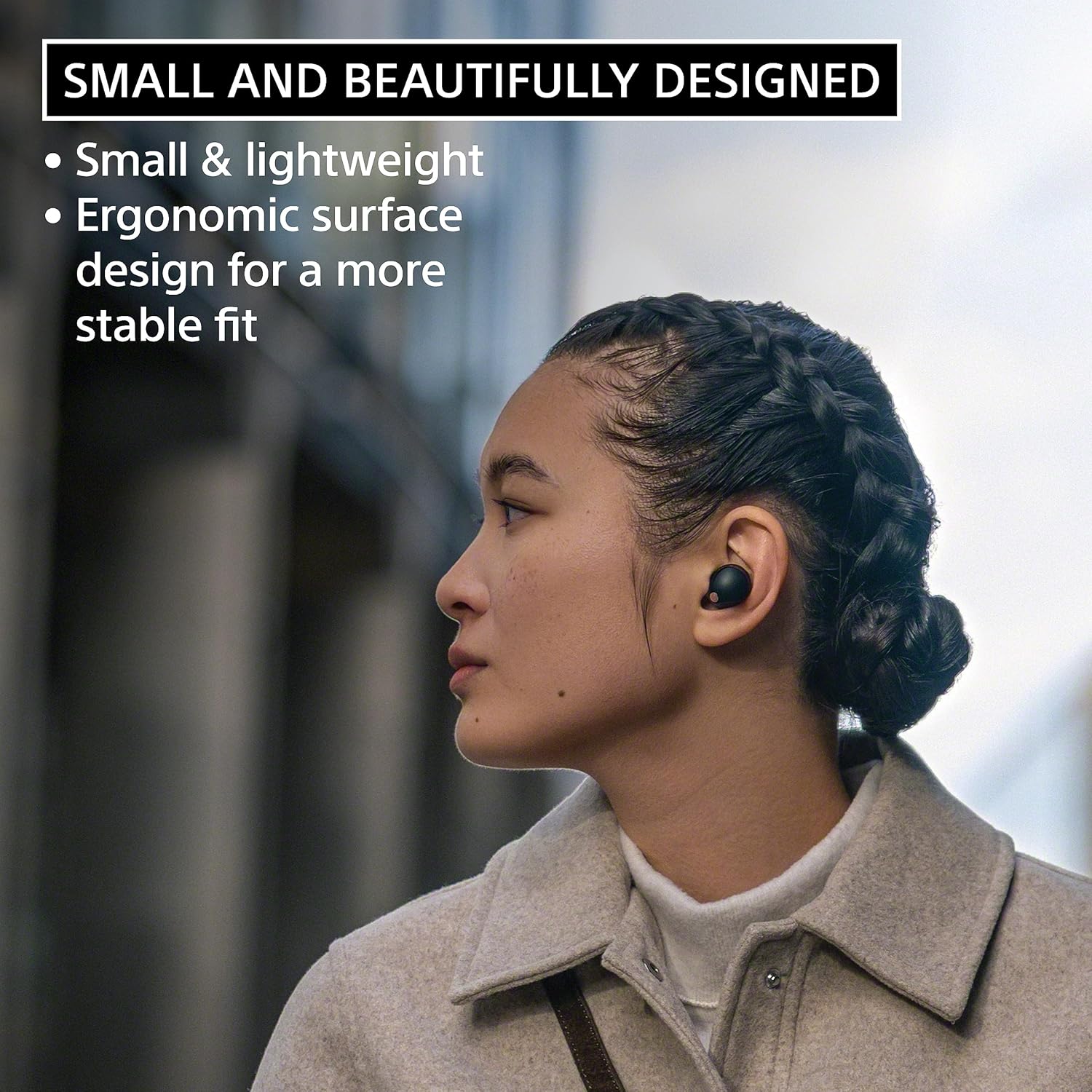 Sony WF-1000XM5 Active Noise Cancelling Wireless Bluetooth in Ear Earbuds with Mic, Up to 36 Hours Battery Life - Black