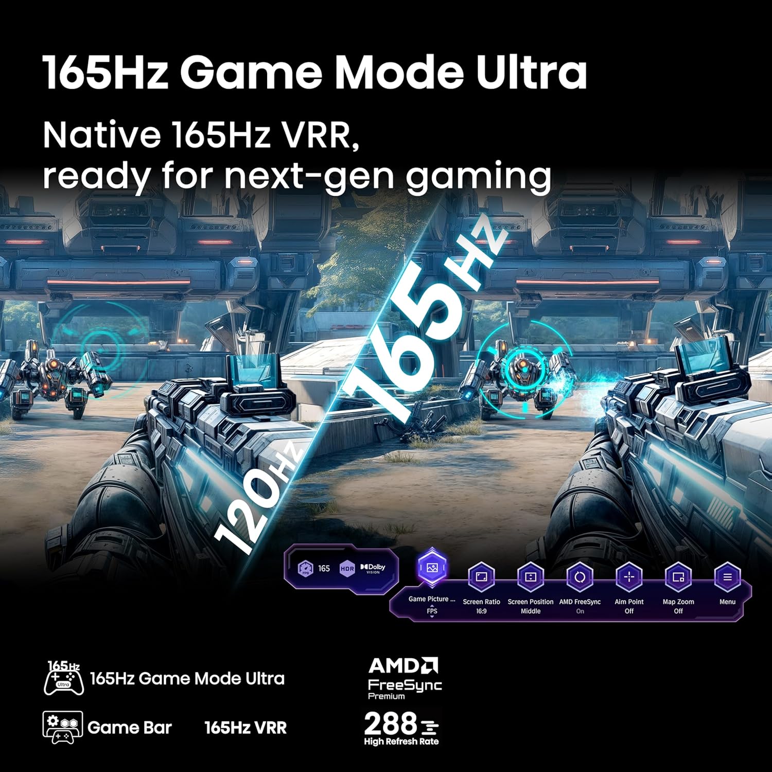 Hisense 253 cm (100 inches) U7Q Series 4K Ultra HD Smart QLED Mini LED TV 100U7Q (Black)