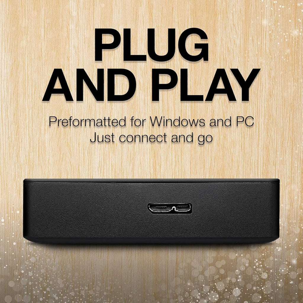 Seagate Portable 2TB External HDD – USB 3.0 for PC Laptop and Mac (STGX2000400)